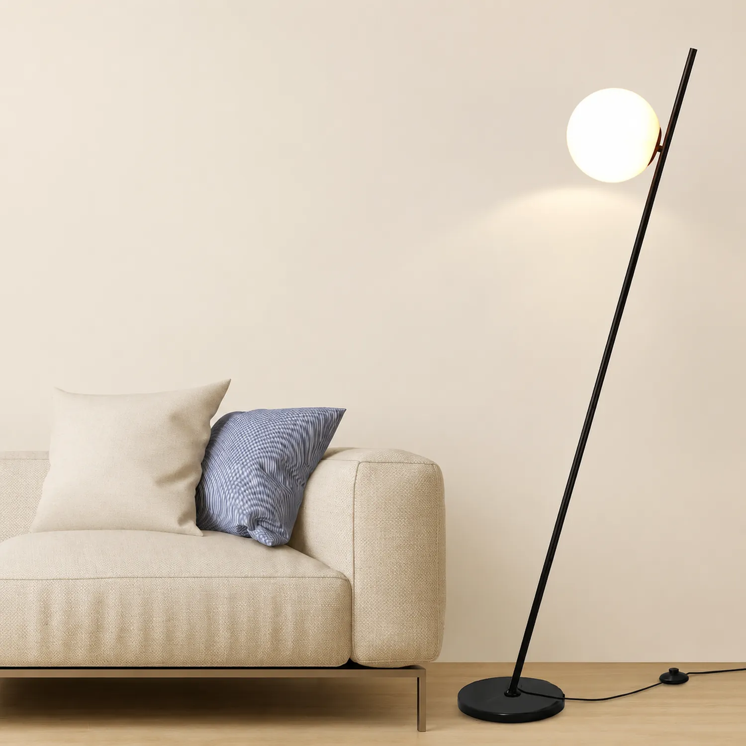 Valentina Kugel Lineare Stehlampe, 160CM Lang - Lumpaz