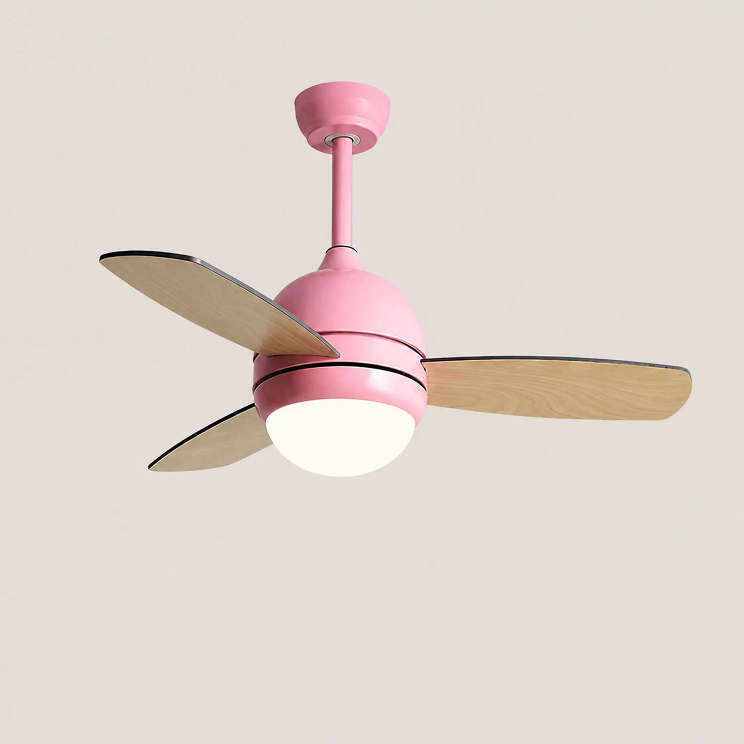Morandi Bunte 3-Blatt-Deckenventilator mit Beleuchtung, 6 Farbe, ∅92CM - Lumpaz