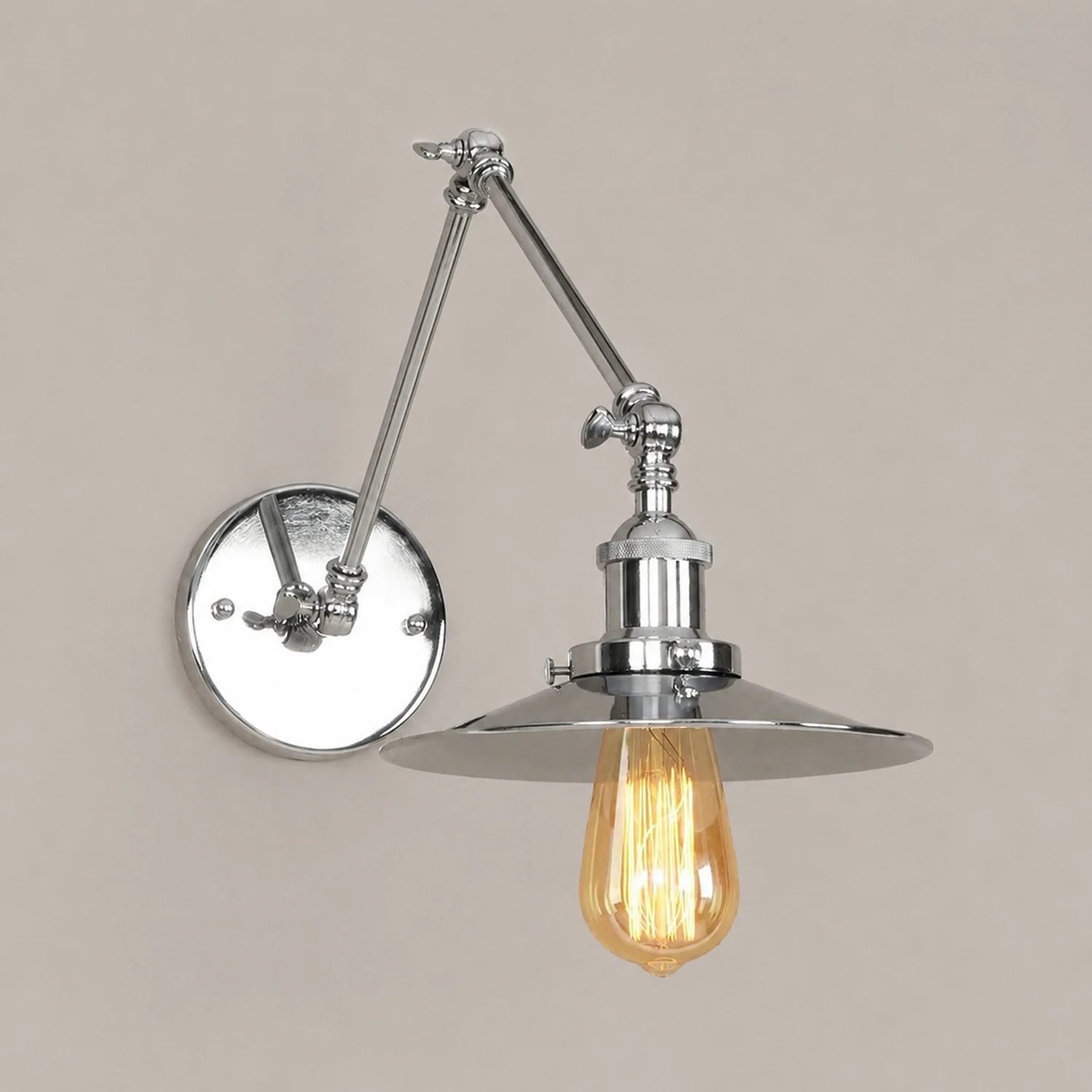 Alessio Verstellbare Wandleuchte Vintage, 15/20/30CM - Lumpaz