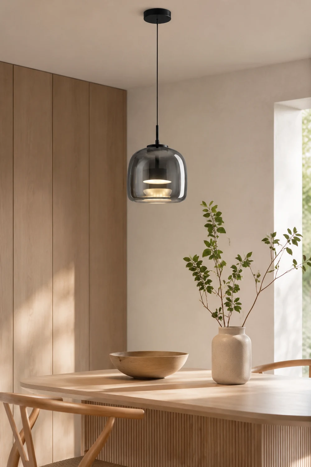 Hailie Pendelleuchte Schwarz, ∅15CM/23CM/25CM - Lumpaz