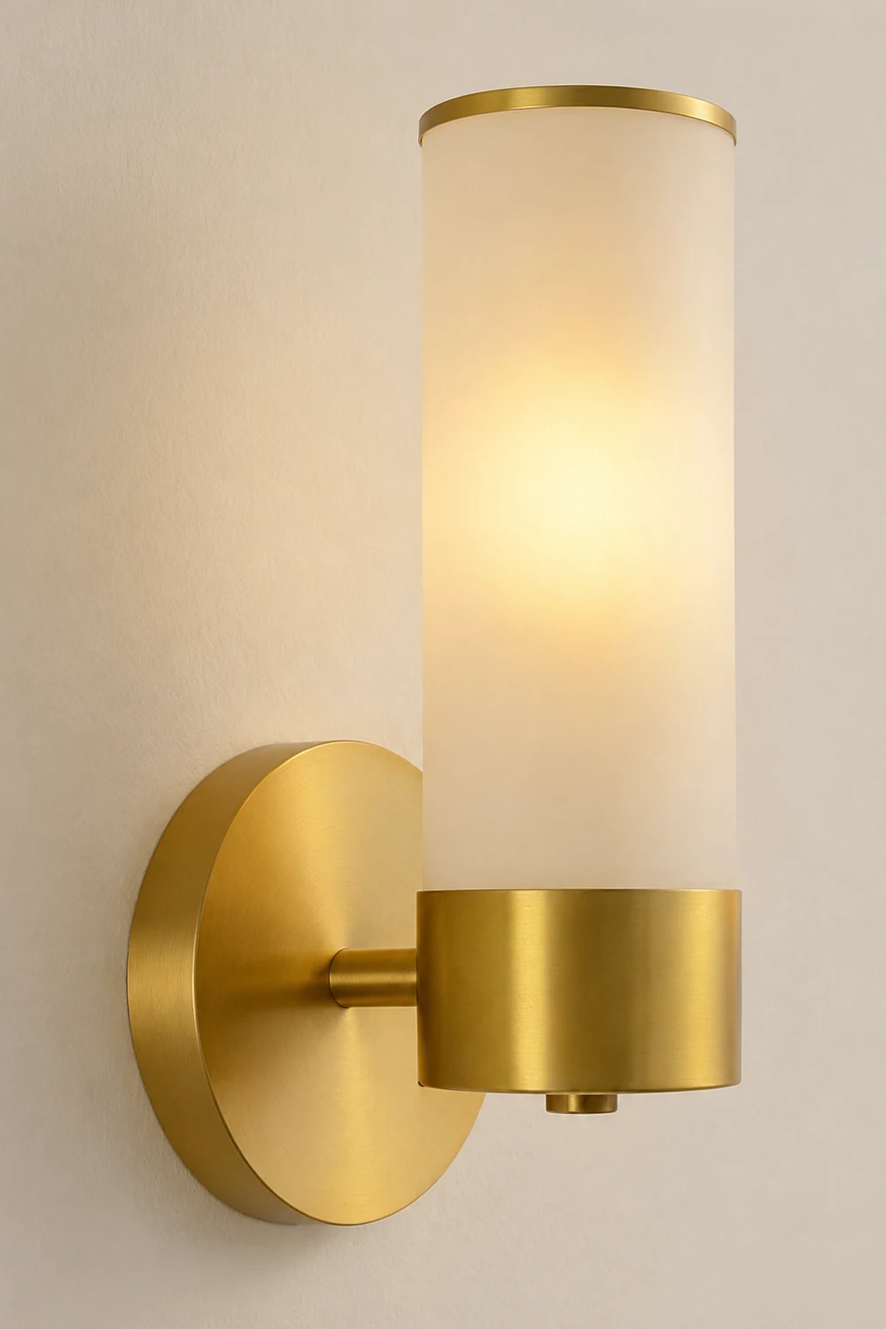 Leigh Zylinderspiegel Front Vanity Wandleuchte, 1/2-flammig, 22/39CM Lang - Lumpaz