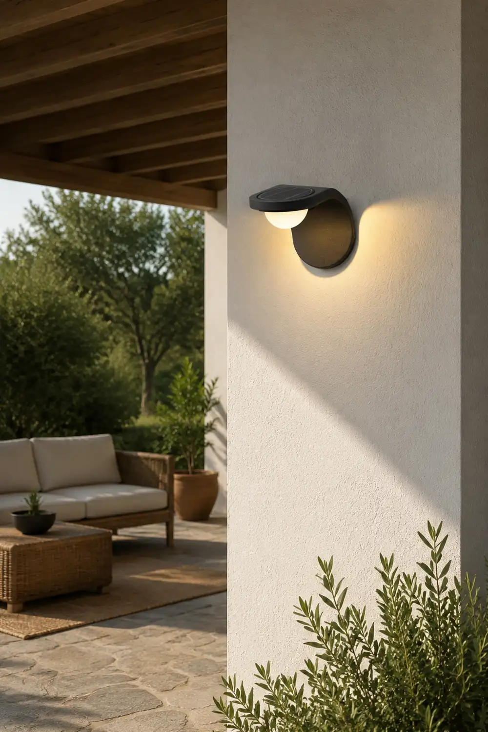 Orr Außenwandleuchte Bogen, Solar - Lumpaz