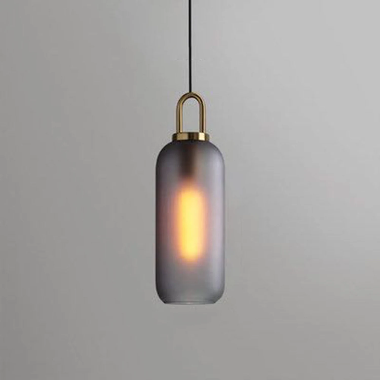 Hailie Pendelleuchte Klar /Matt Glas 2 Farbe, ∅13/15CM - Lumpaz
