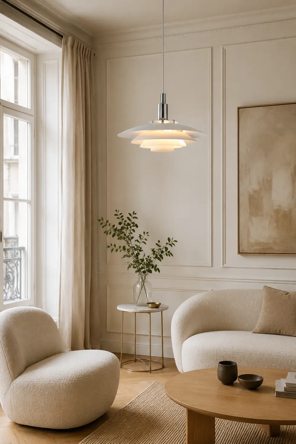 Morandi Pendelleuchte, 2 Farben, ∅38CM - Lumpaz