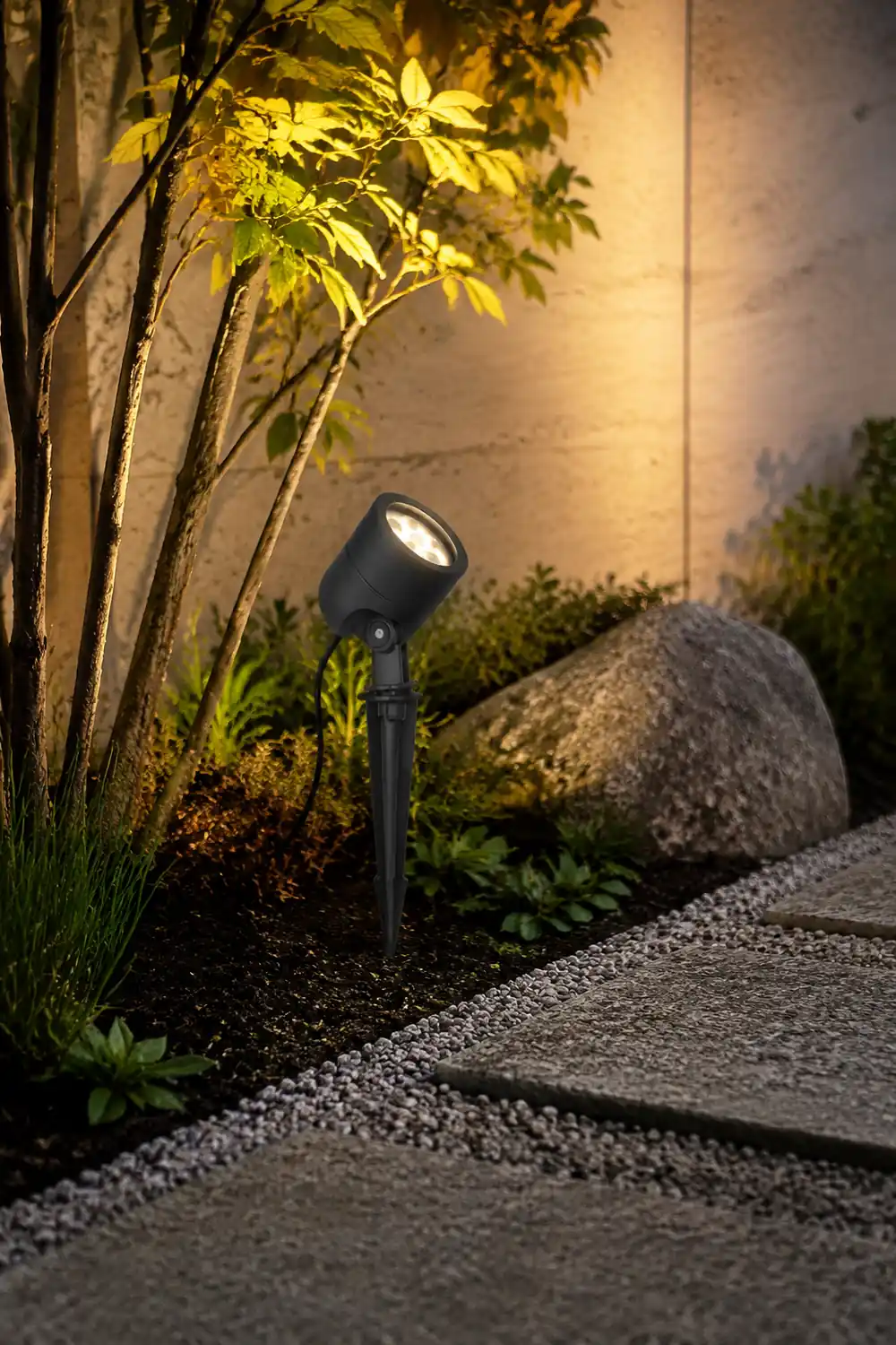 Orr Außen-Gartenstrahler Solar, 4 Stile - Lumpaz