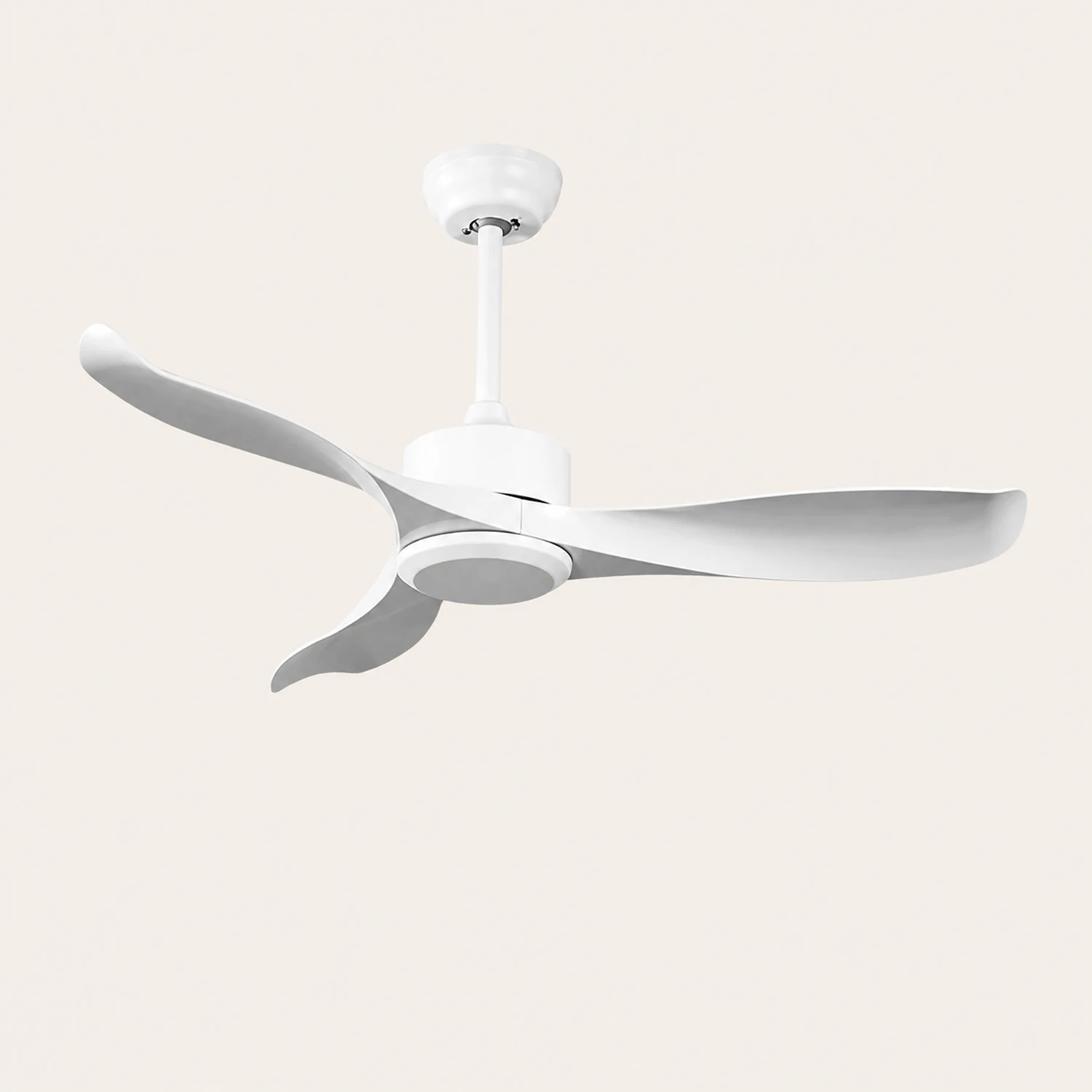 Haydn Weißer 3-Blatt-Deckenventilator, Metall & ABS, ∅132CM - Lumpaz