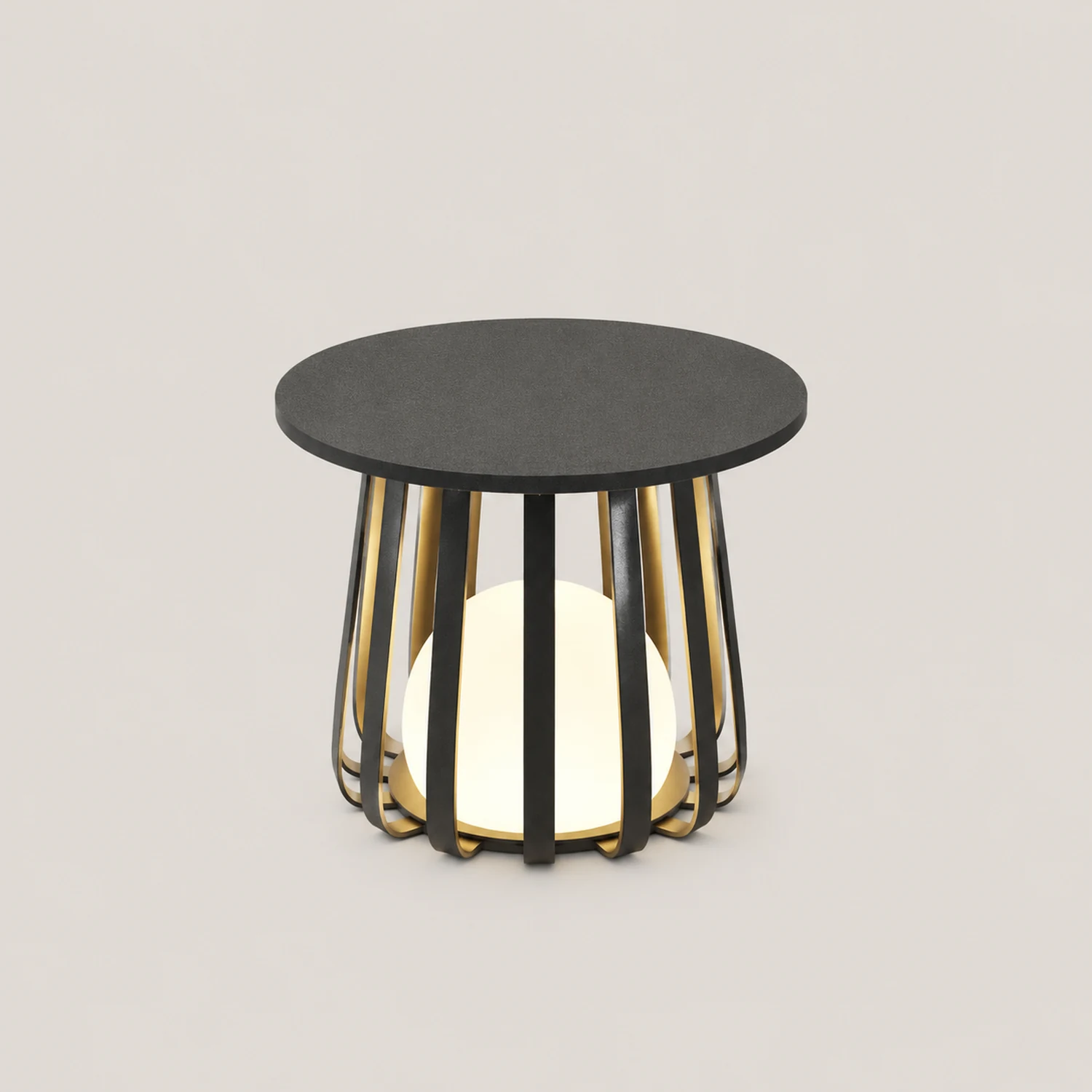 Orr Außenstehleuchte /mit Tisch, Solar, 2 Stile, Höhe 45/55CM - Lumpaz
