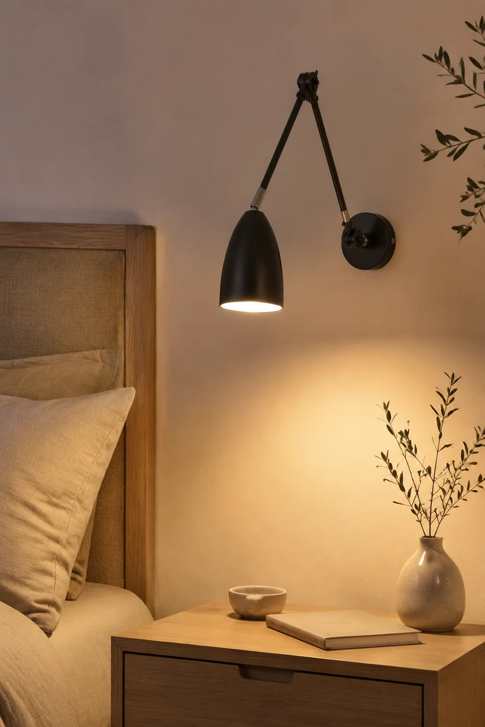 Brady Verstellbare Wandleuchte, Metall, 3 Farben - Lumpaz