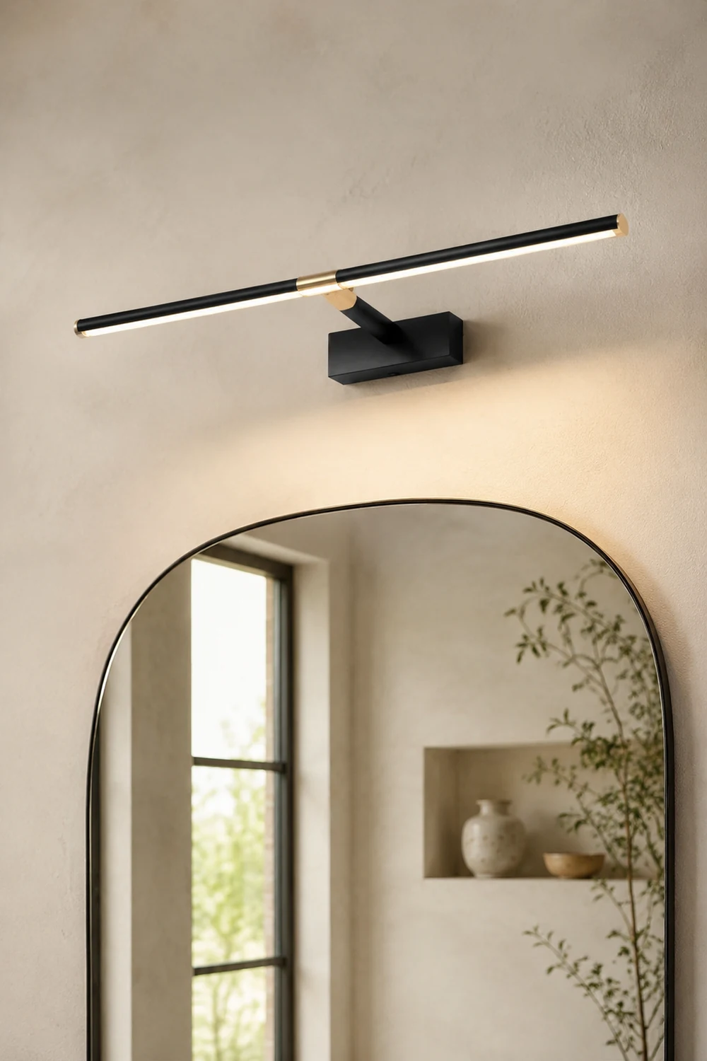 Edge Linear Mirror Front Vanity Wandleuchte, 3 Farben, 40/50/60/70CM Lang - Lumpaz