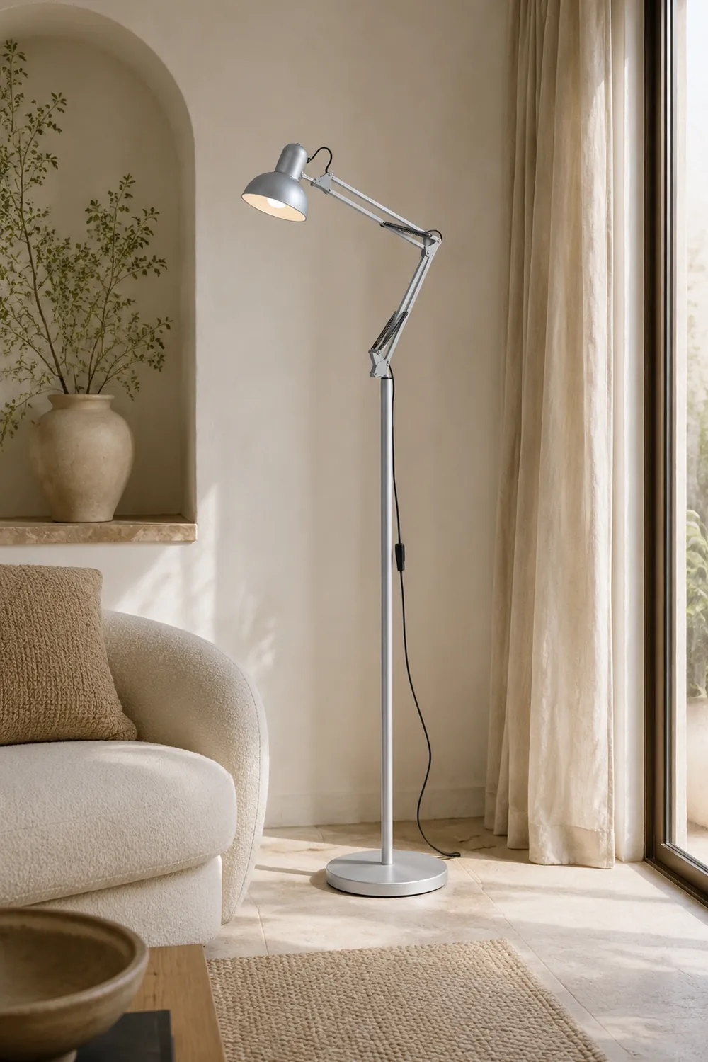 Morandi Stehlampe, Metall, 5 Farben, 185CM Lang - Lumpaz