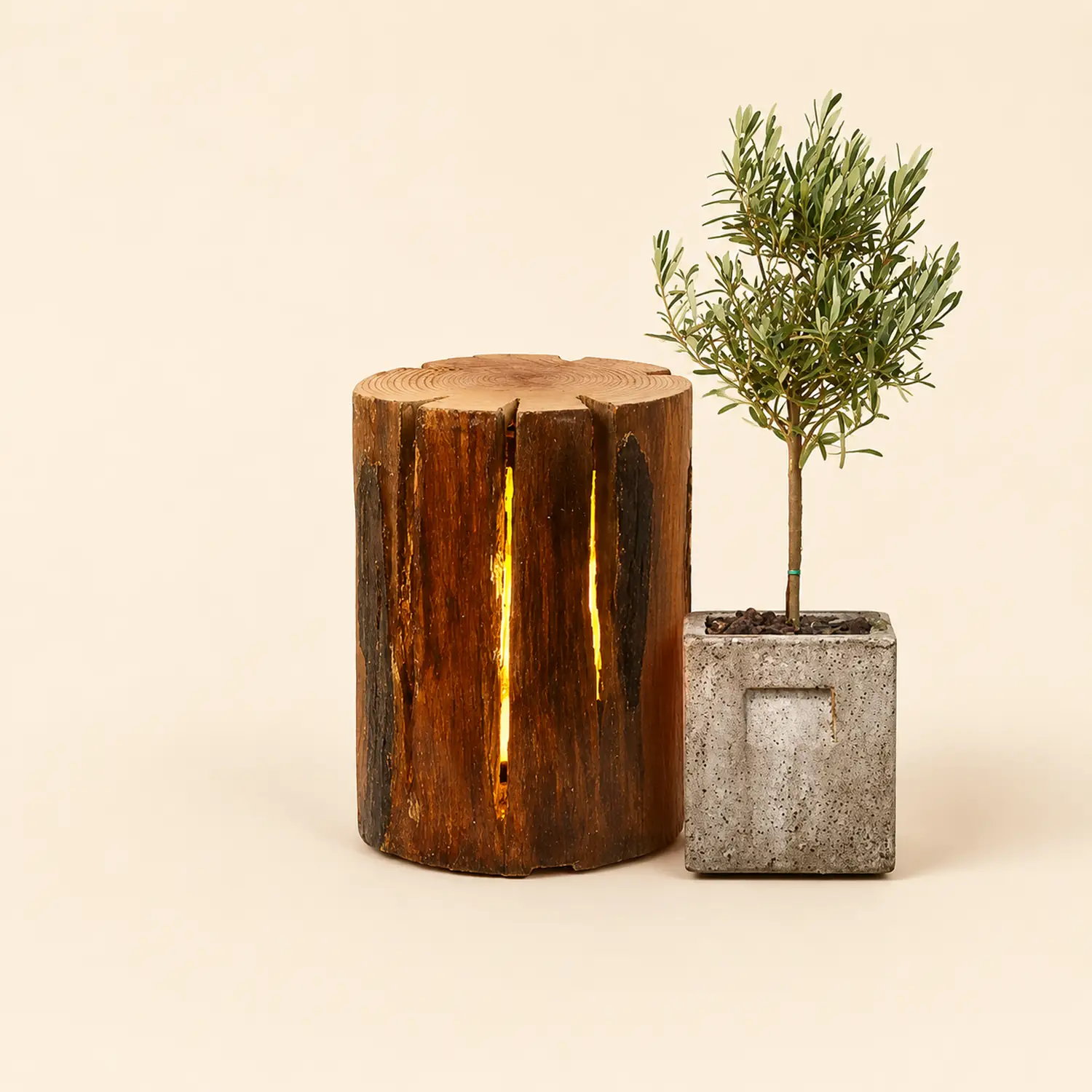 Orr Außenstehleuchte Holz, 26/34/44CM Lang - Lumpaz