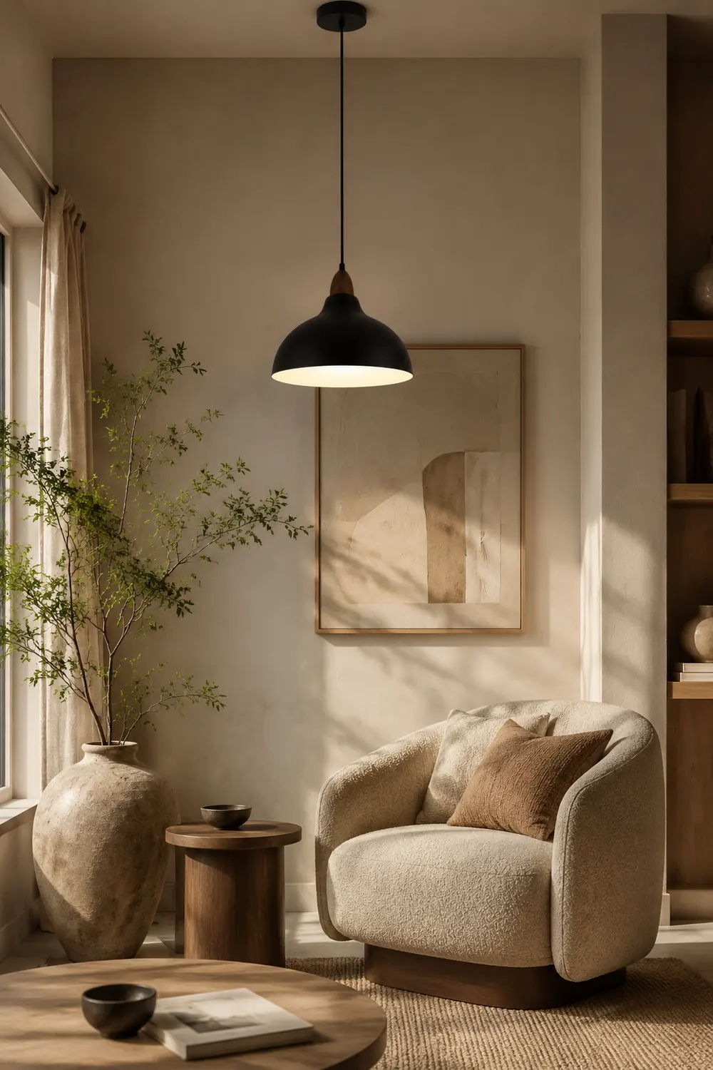 Morandi Pendelleuchte, 2 Farben, ∅35CM - Lumpaz