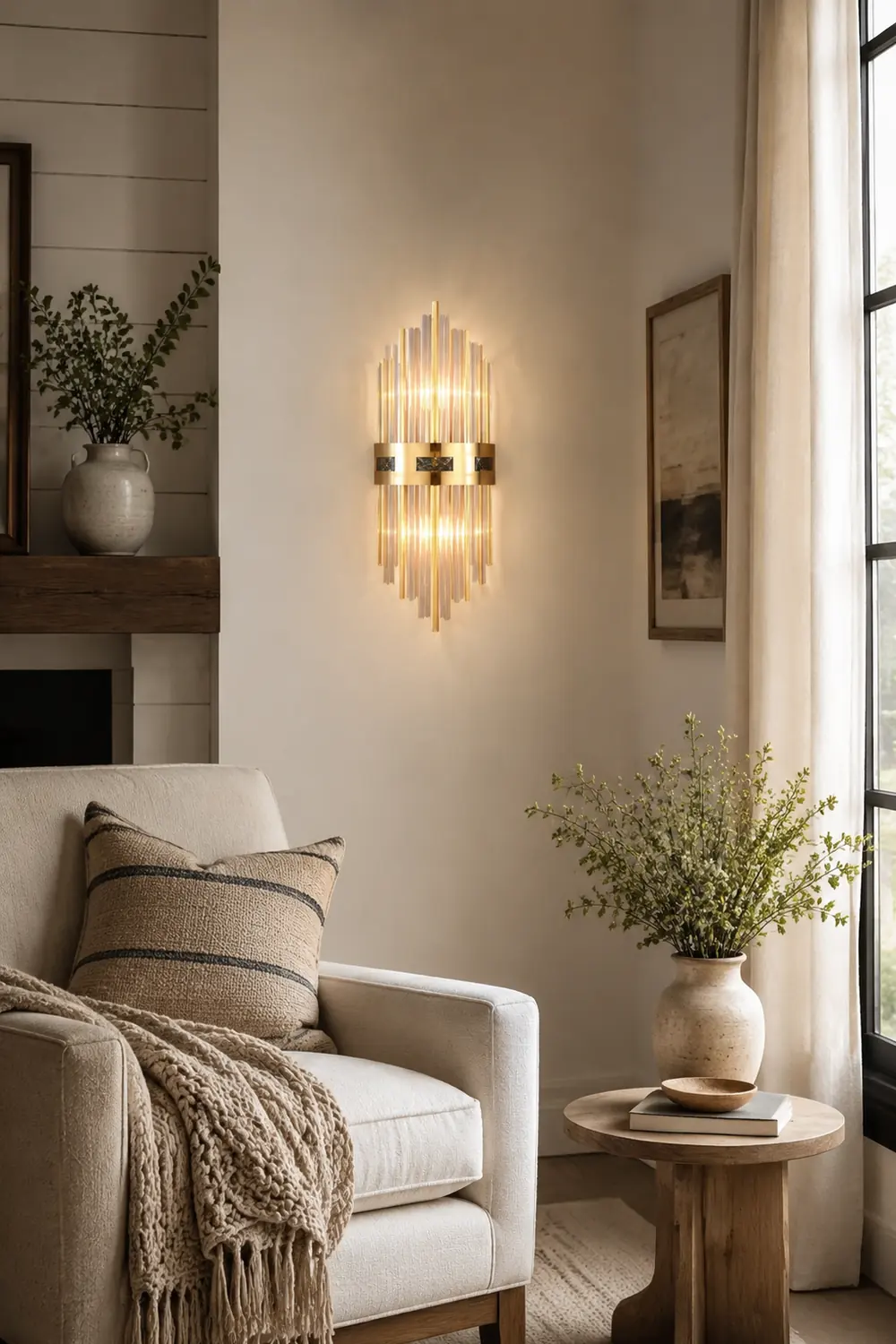Crystal Wandleuchte, Kristall, ∅18CM - Lumpaz