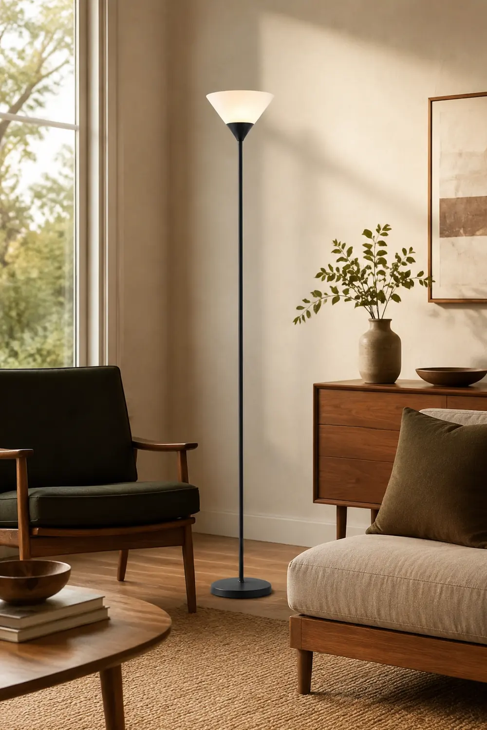 Morandi Stehlampe, Metall, 5 Farben, 130CM Lang - Lumpaz