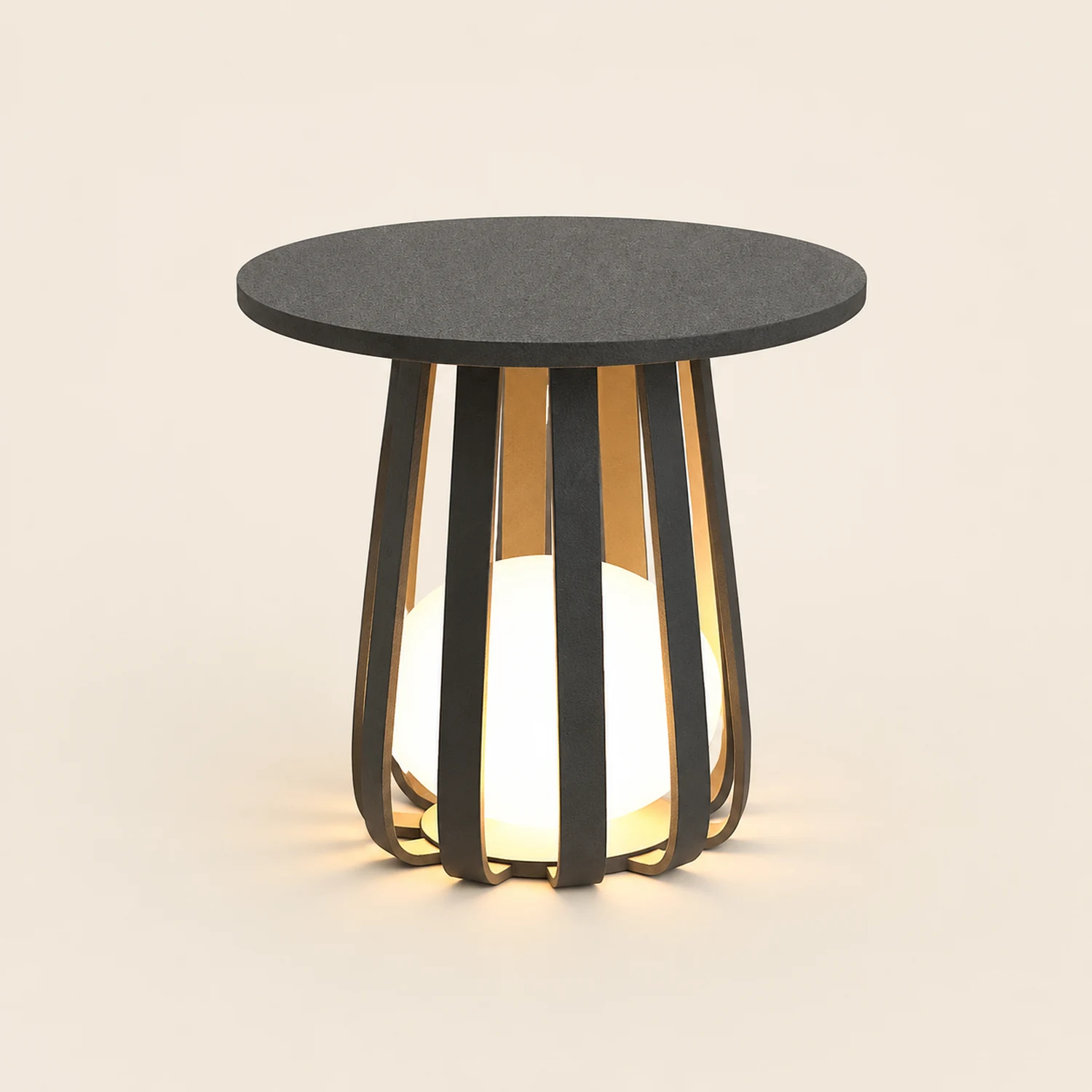 Orr Außenstehleuchte /mit Tisch, Solar, 2 Stile, Höhe 45/55CM - Lumpaz