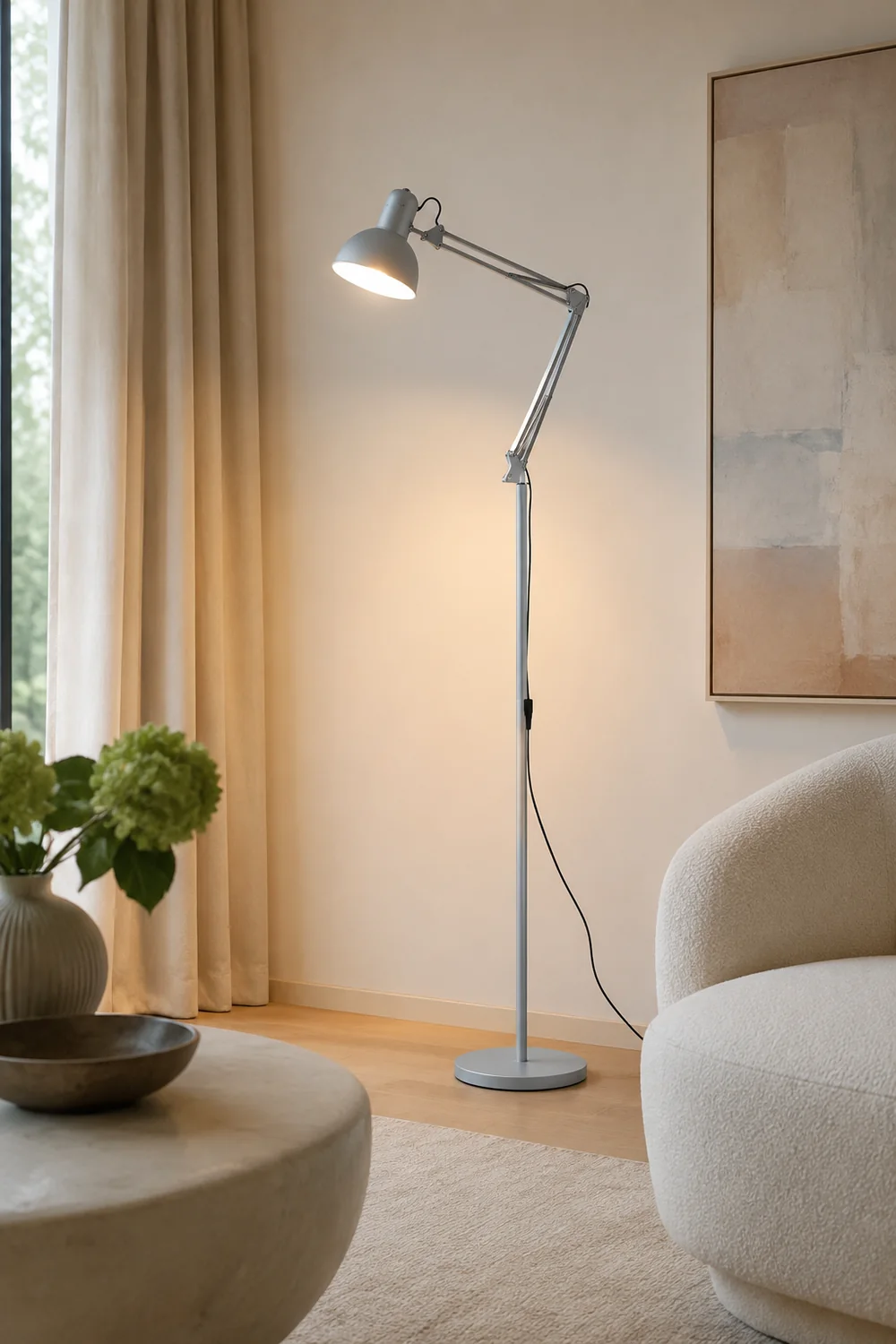 Morandi Stehlampe, Metall, 5 Farben, 185CM Lang - Lumpaz
