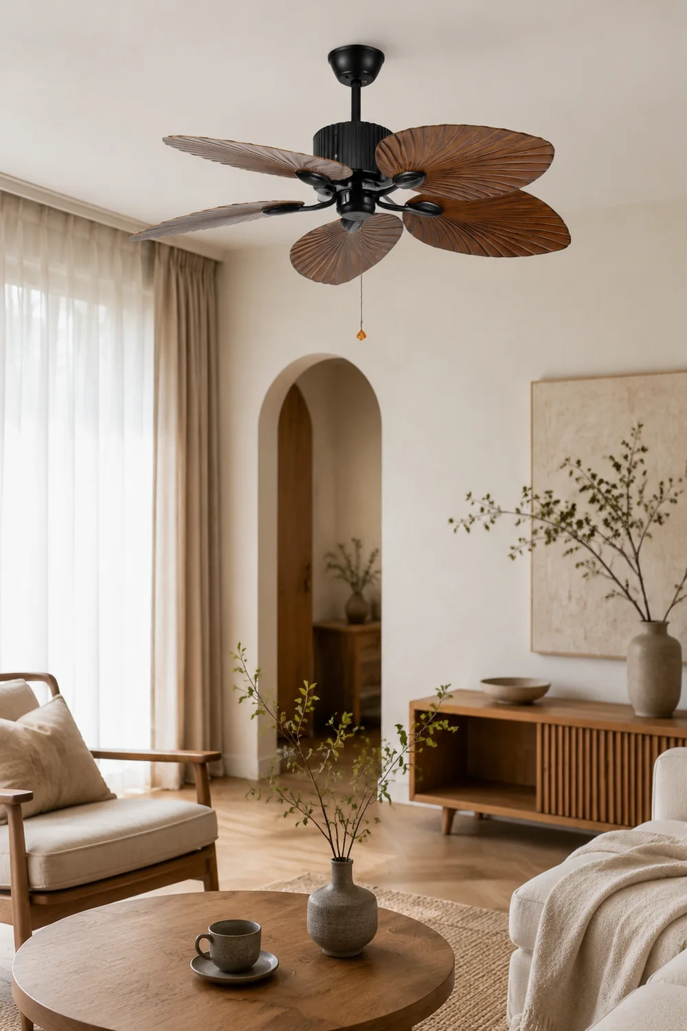 Bella 5-Blatt-Deckenventilator, ∅130CM - Lumpaz