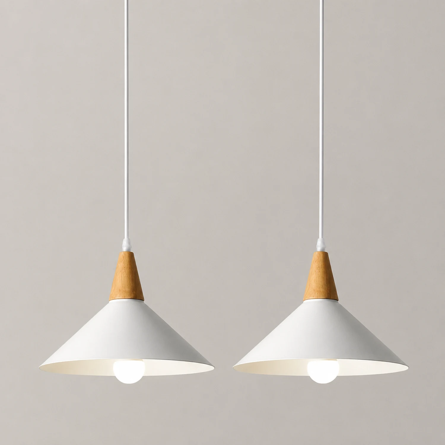 Morandi Pendelleuchte Weiß, 1/2/3-flammig - Lumpaz