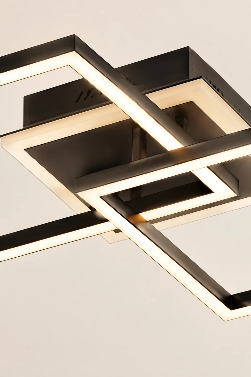 Lacey Deckenleuchte, Doppel-Quadrat, 2 Farben - Lumpaz