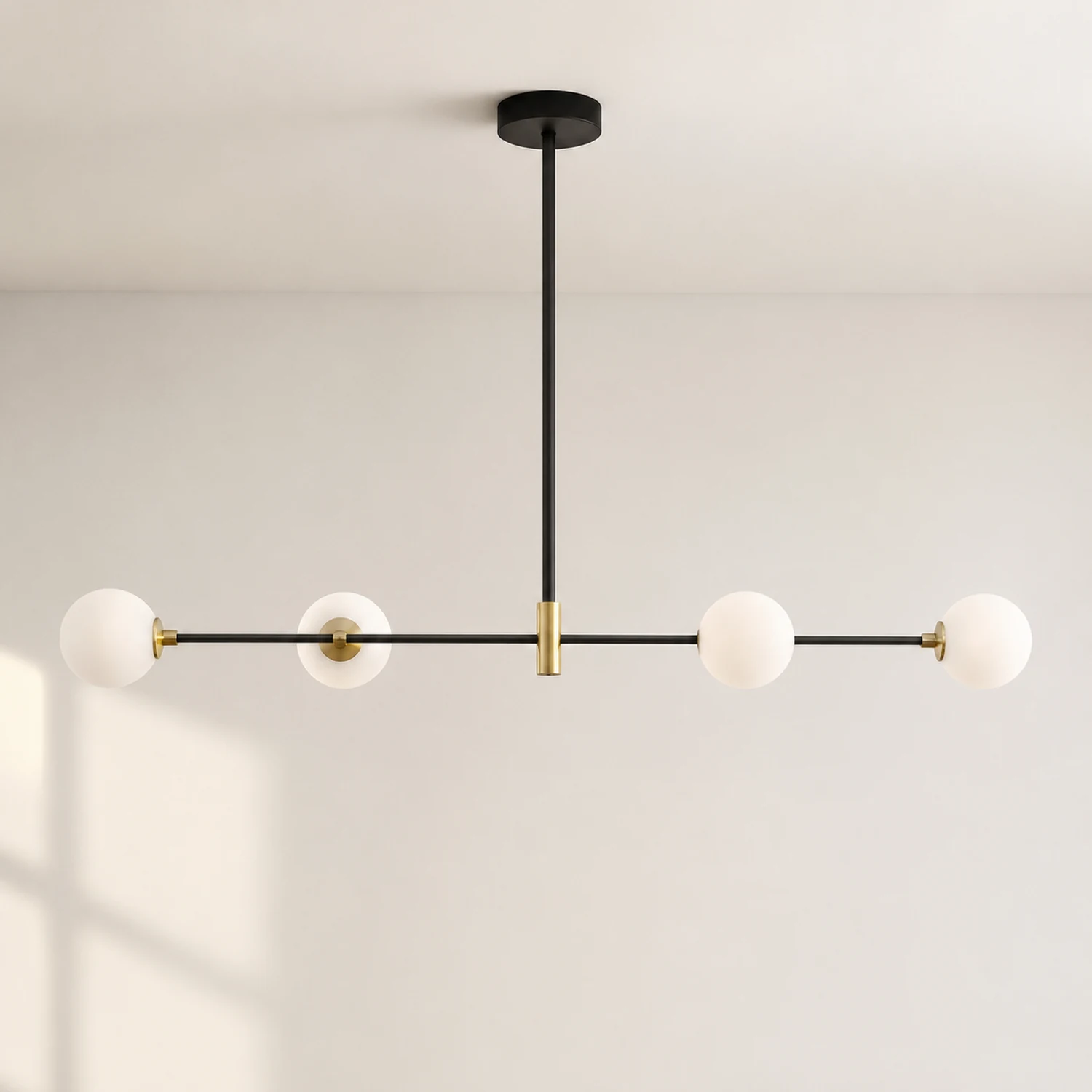 Valentina Pendelleuchte,2 Stile, 3/4-flammig,100CM Lang - Lumpaz