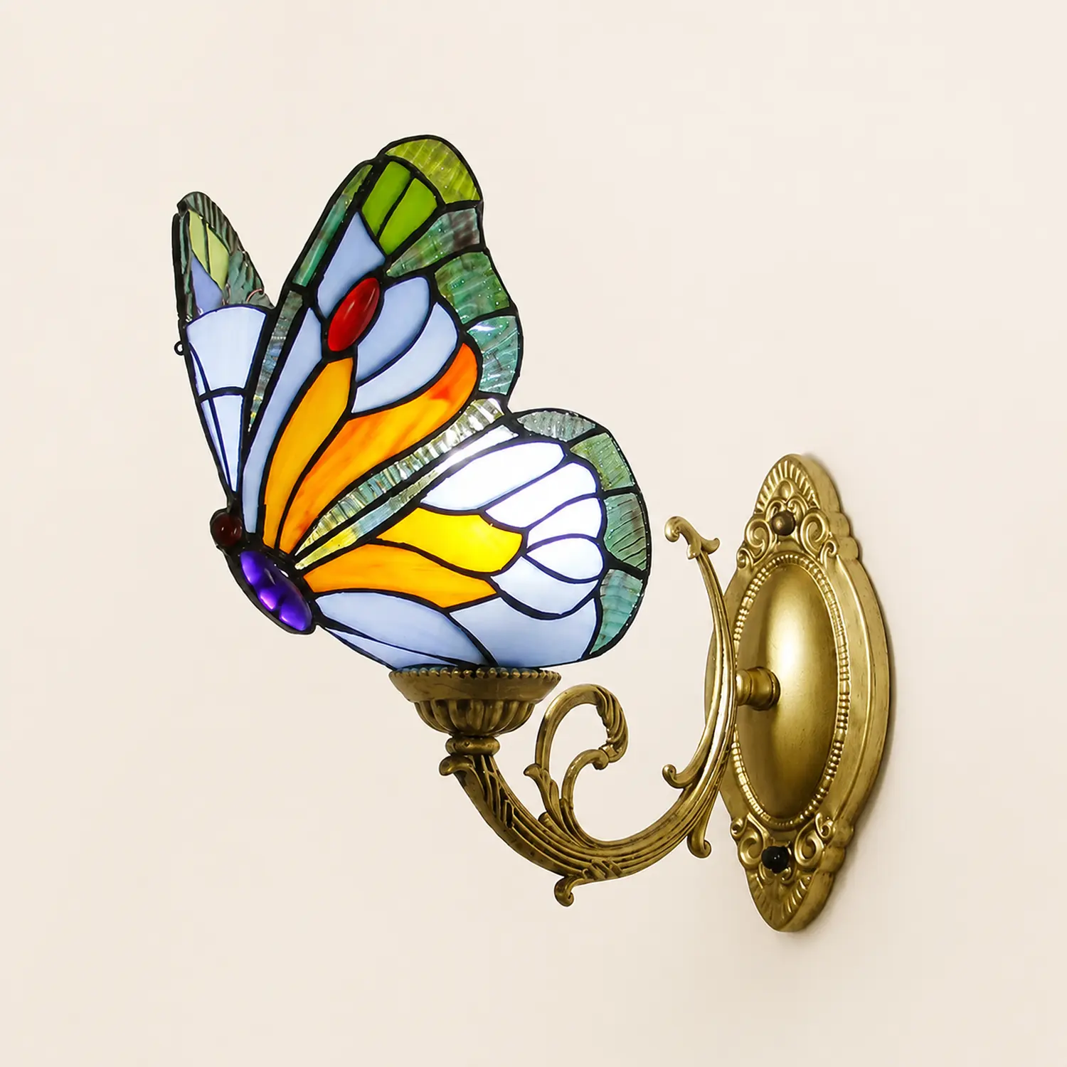 Kady Schmetterling Wandleuchte, 1/2/3-flammig, 4 Farben - Lumpaz