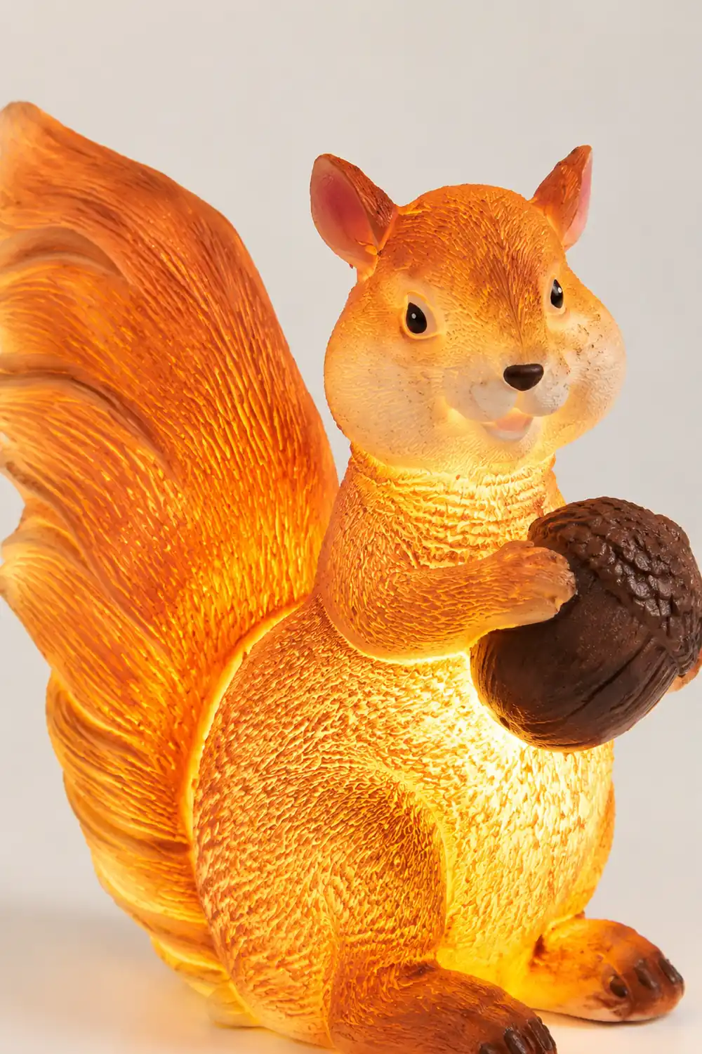 Fateh Außenstehleuchte Eichhörnchen, Solar, 2 Stile, Höhe 44/48CM - Lumpaz