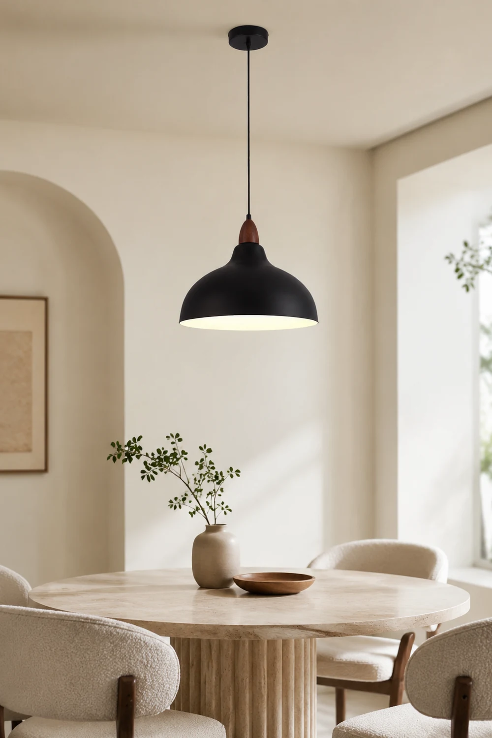 Morandi Pendelleuchte, 2 Farben, ∅35CM - Lumpaz