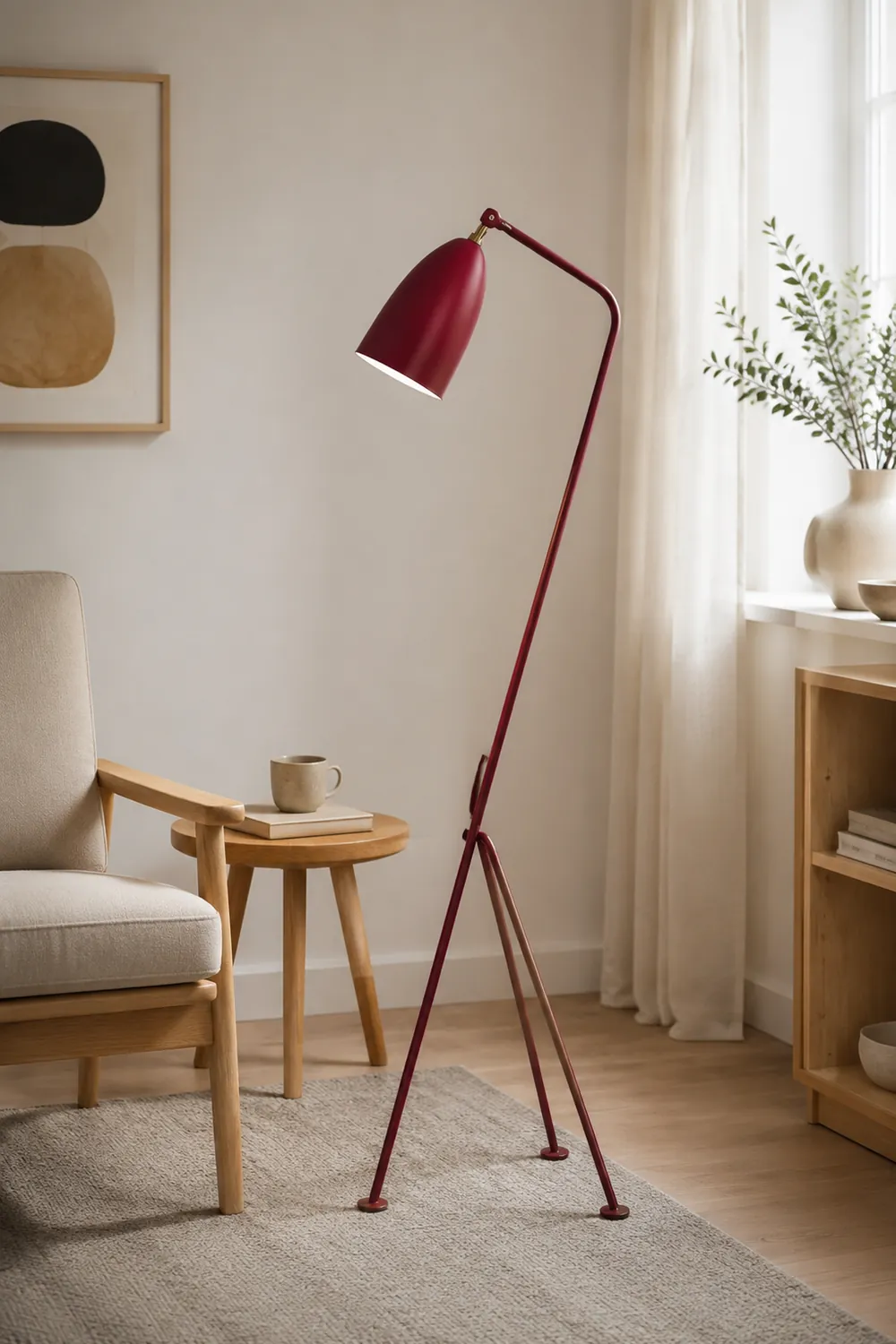 Morandi Stehlampe, Metall, 5 Farben, 50CM Lang - Lumpaz