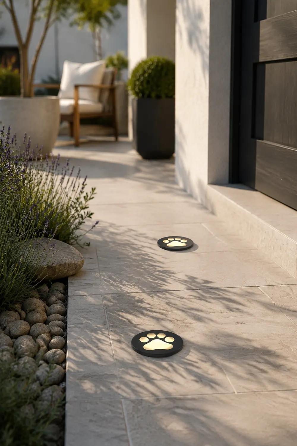 Minori Außen-Bodeneinbaustrahler Katzenpfote, ∅ 15CM - Lumpaz