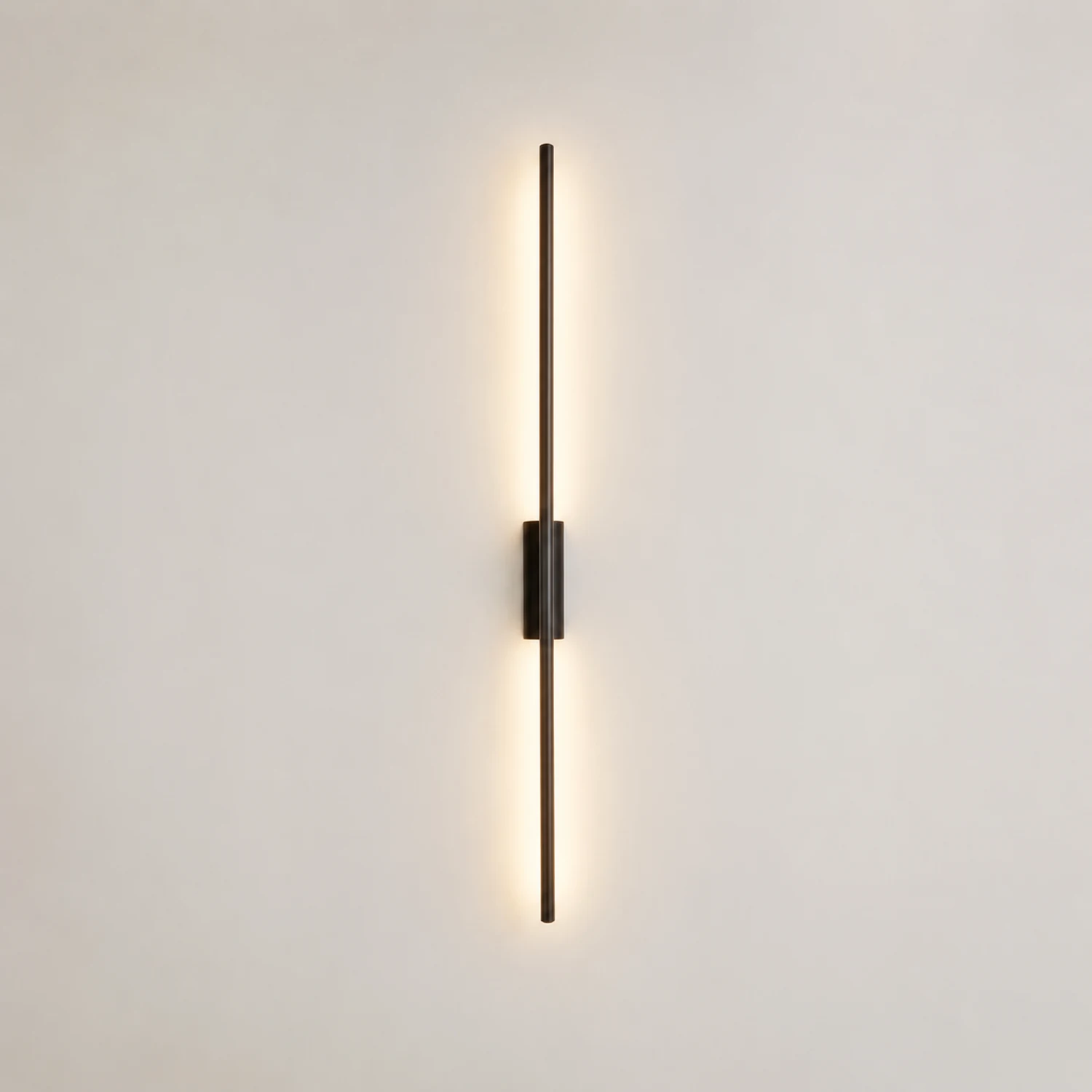 Edge Lineare Spiegelfront Waschtisch-Wandleuchte, 2 Farben & Stile, 61/80/100/120CM Lang - Lumpaz