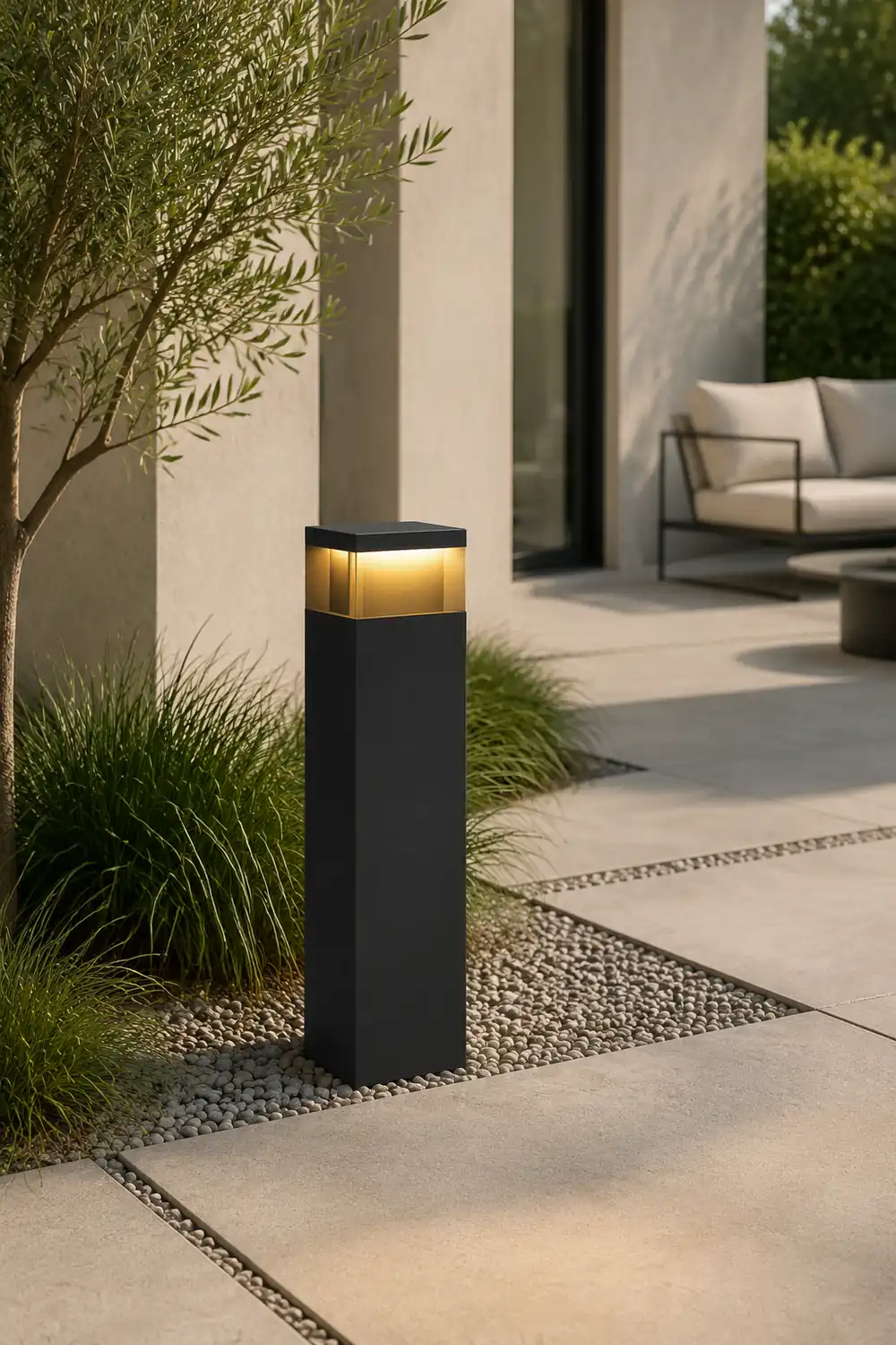 Pena Außen-Wegeleuchte Rechteckig, Solar, 65CM Lang - Lumpaz