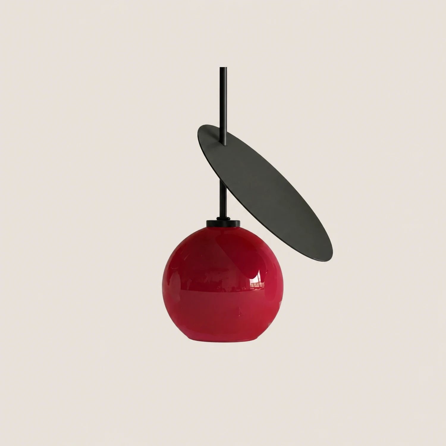 Valentina Kirsche Pendelleuchte, Metall & Glas, 3 Farben, ∅25/50CM - Lumpaz