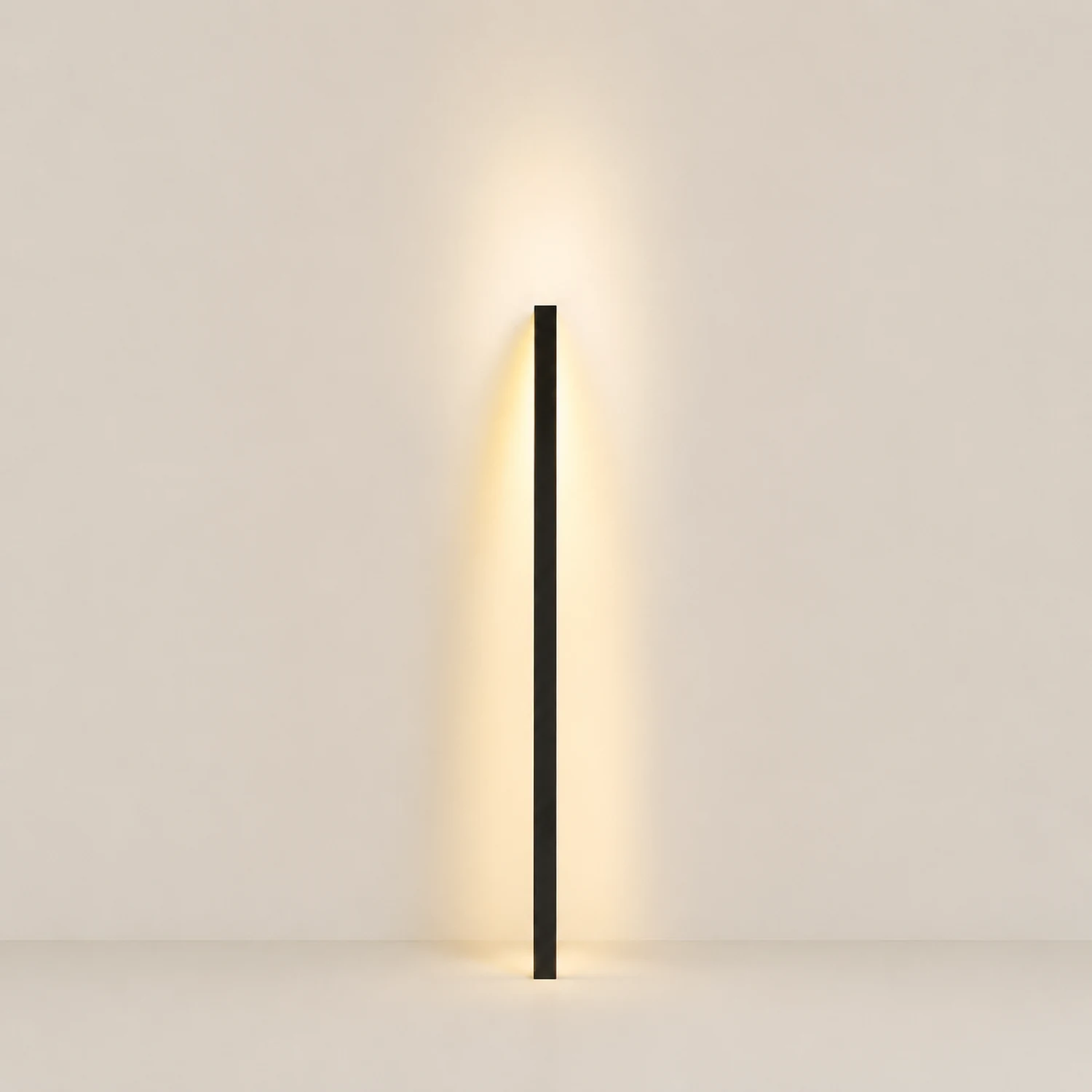 Edge Lineare Stehlampe, Aluminium, 2 Farben, 100/120CM Lang - Lumpaz