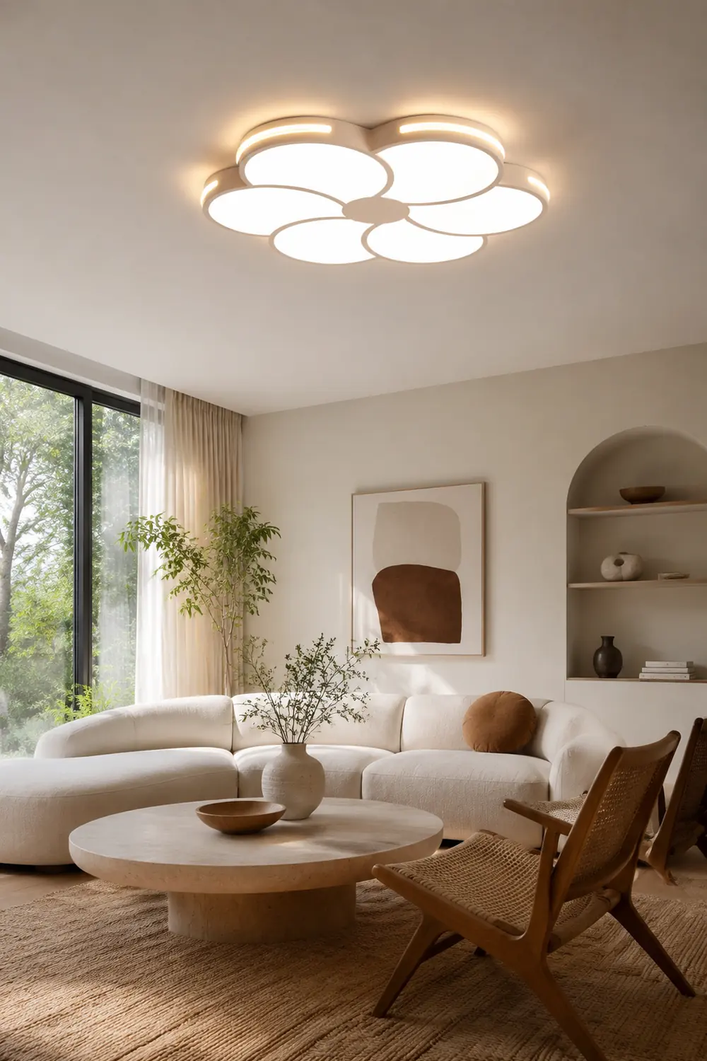 Hana Deckenleuchte Blumenförmig, 40CM/60CM/80CM/100CM Lang - Lumpaz