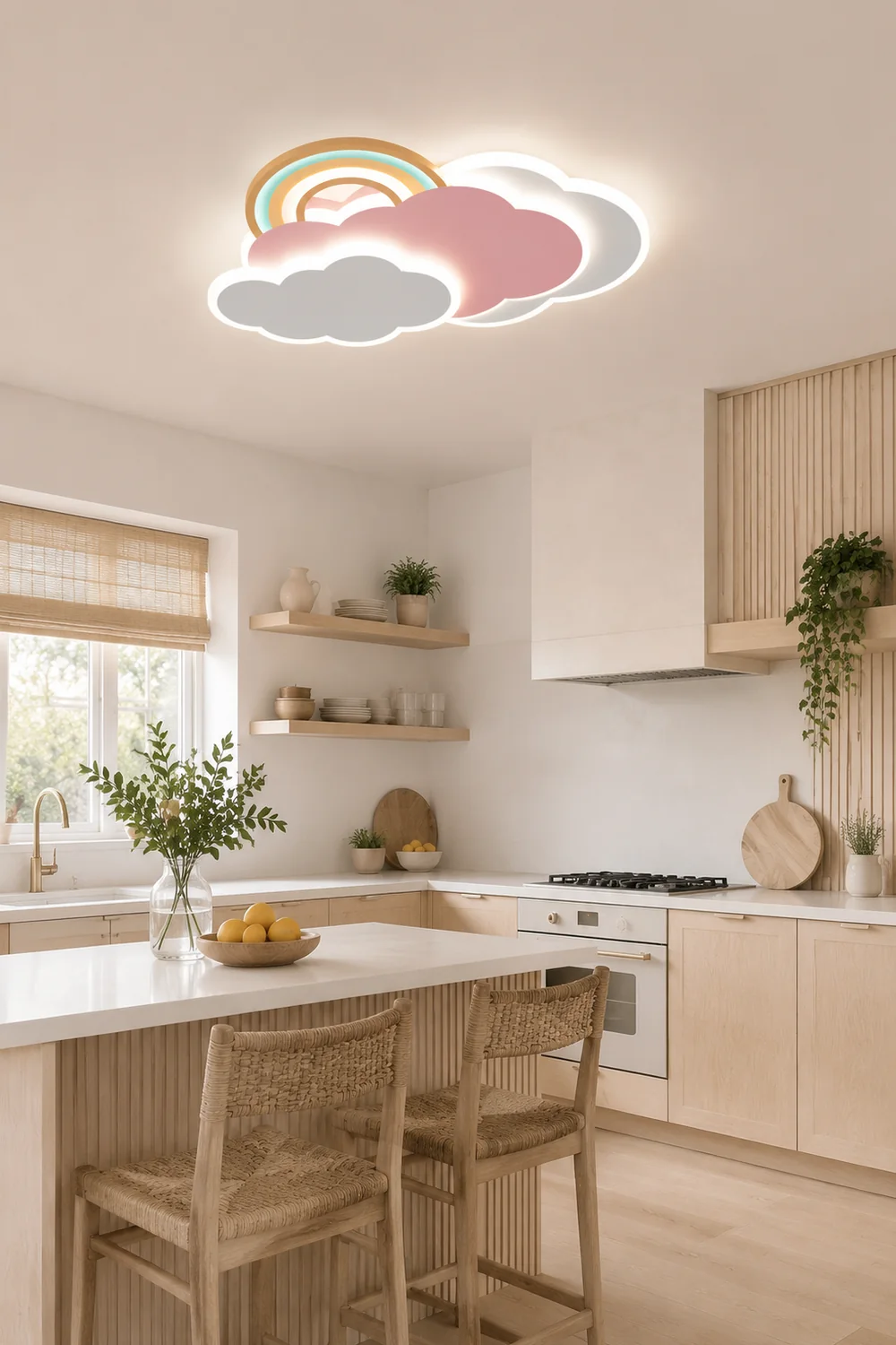 Minori Deckenleuchte Wolkenförmig, 51CM Lang - Lumpaz