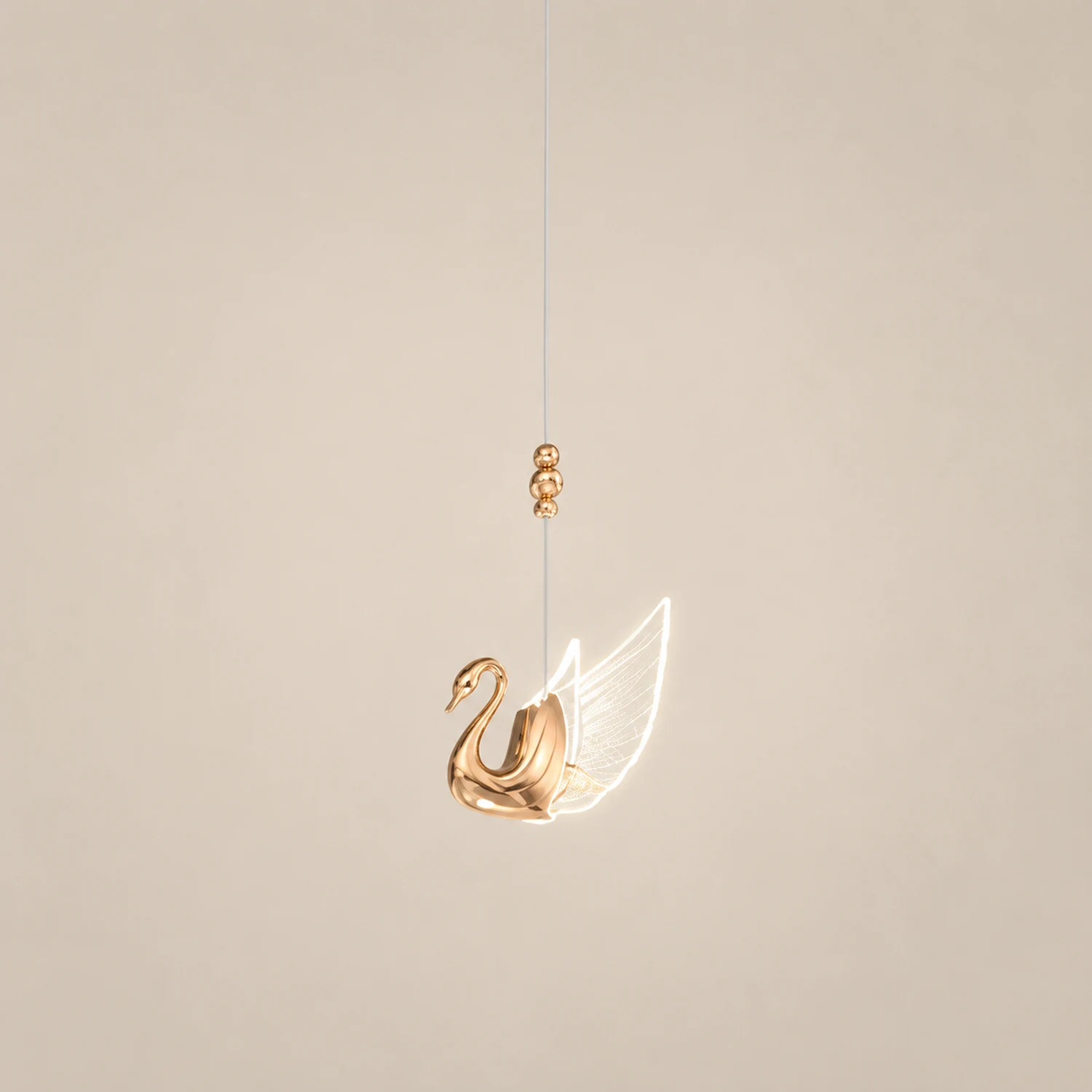 Kady Schwan Pendelleuchte, 2 Farbe - Lumpaz