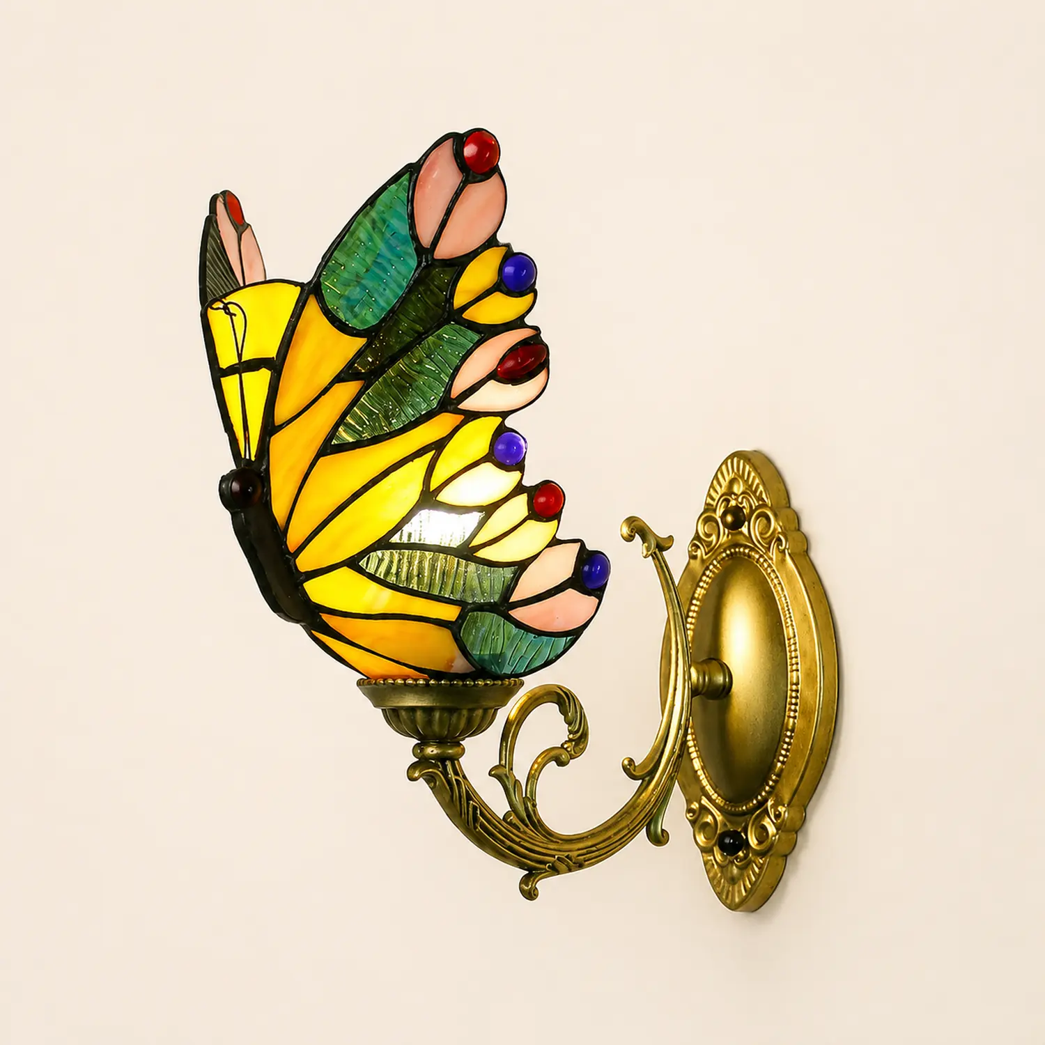Kady Schmetterling Wandleuchte, 1/2/3-flammig, 4 Farben - Lumpaz