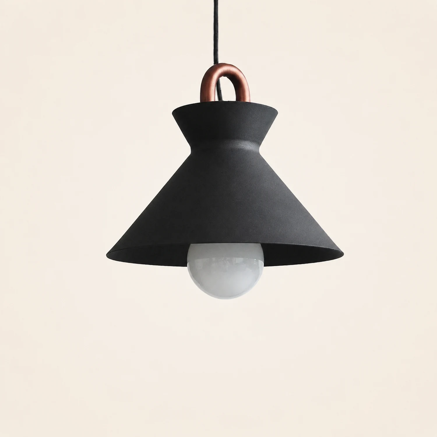 Zaid Pendelleuchte, Metall, 2 Farben, ∅7.4″/9.8″/11″ - Lumpaz