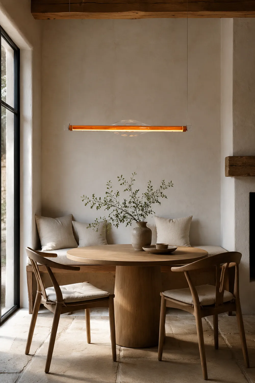 Edge Pendelleuchte, Metall & Glas, 2 Farben,121CM Lang - Lumpaz