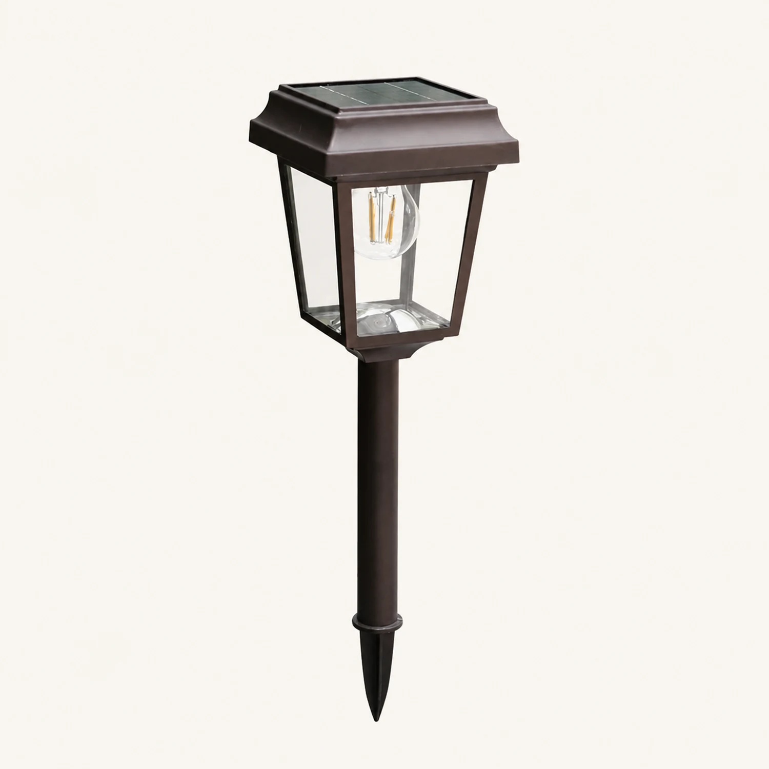Pena Außen-Wegeleuchte Trapez Solarenergie, 42CM lang - Lumpaz