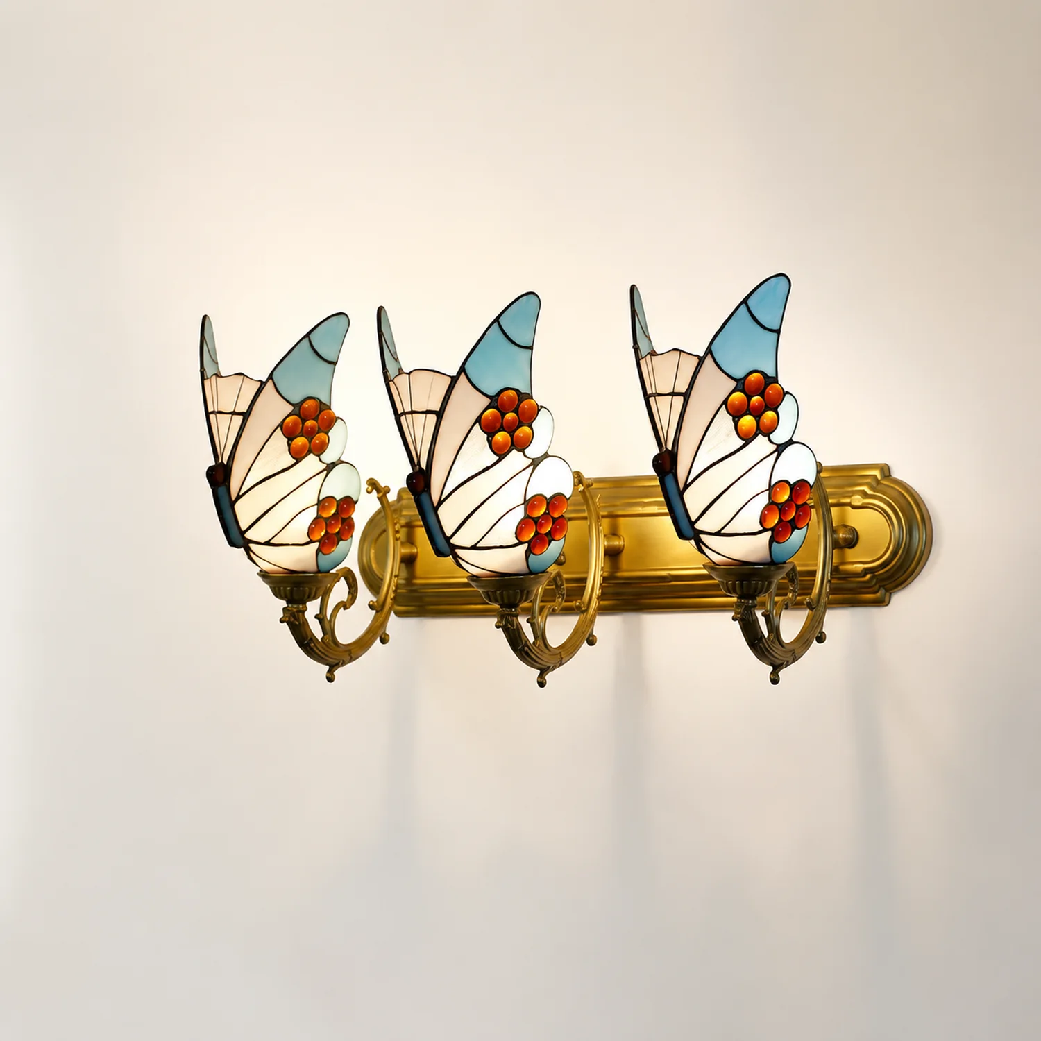 Kady Schmetterling Wandleuchte, 1/2/3-flammig, 4 Farben - Lumpaz