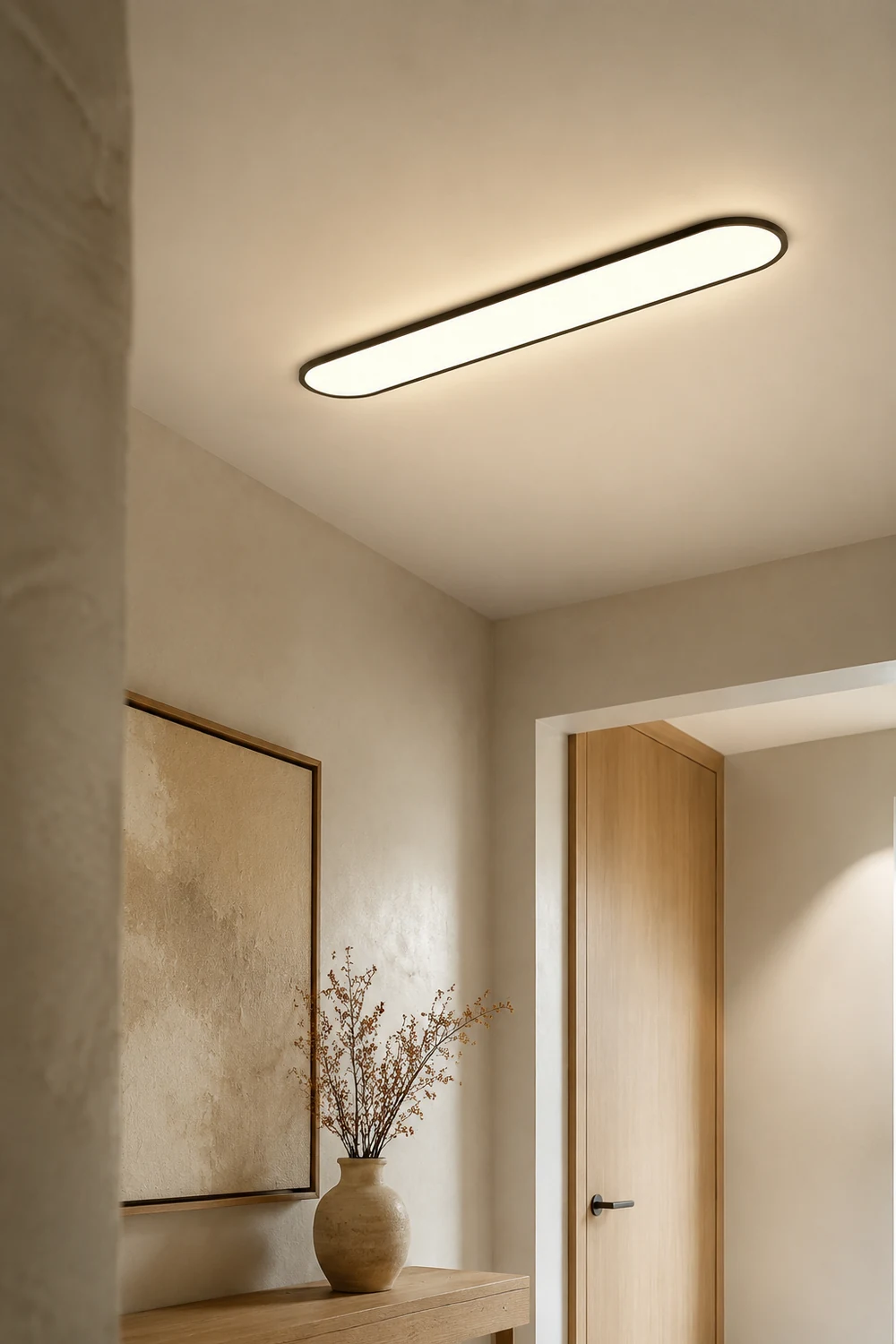 Edge Deckenleuchte Oval，2 Farben, 41CM/60CM/80CM Lang - Lumpaz