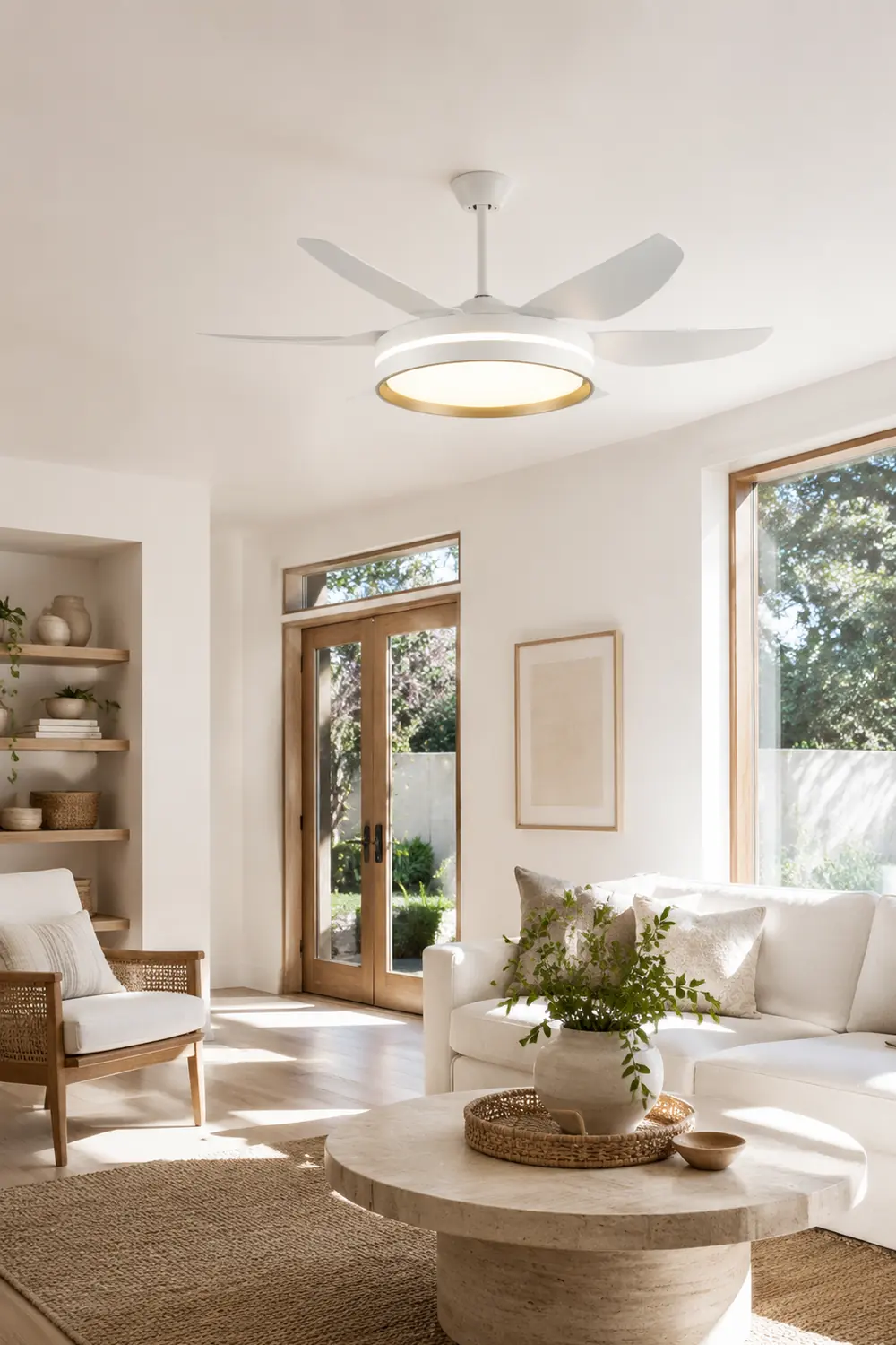 Haydn 6-Blatt-Deckenventilator mit Beleuchtung Grundlegend, ∅130CM - Lumpaz