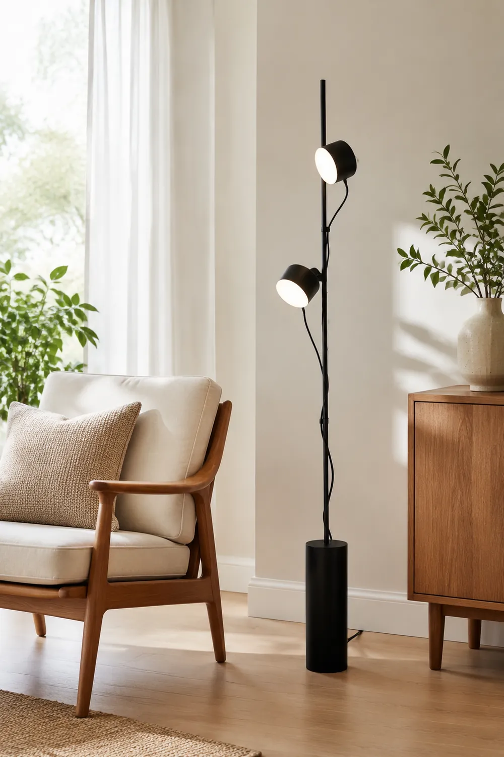 Avi Stehlampe, 2-flammig, 136CM Lang - Lumpaz