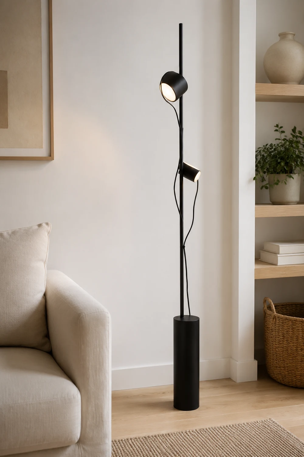 Avi Stehlampe, 2-flammig, 136CM Lang - Lumpaz