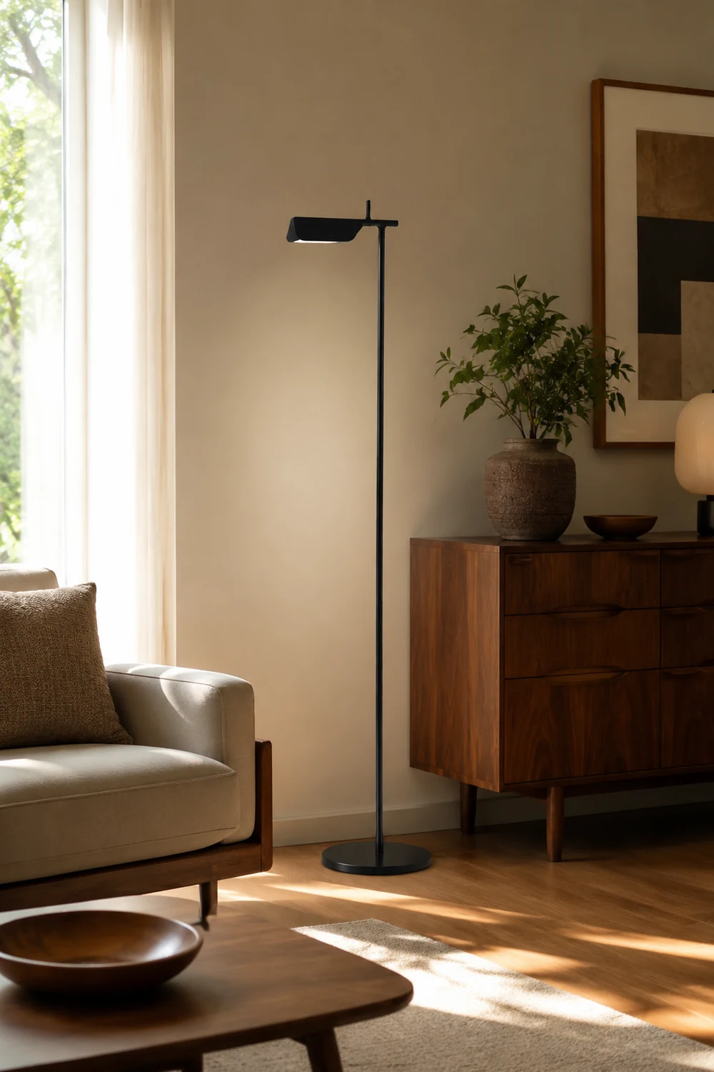 Edge Minimalistische Rechtwinklige Stehlampe, 150CM Lang - Lumpaz