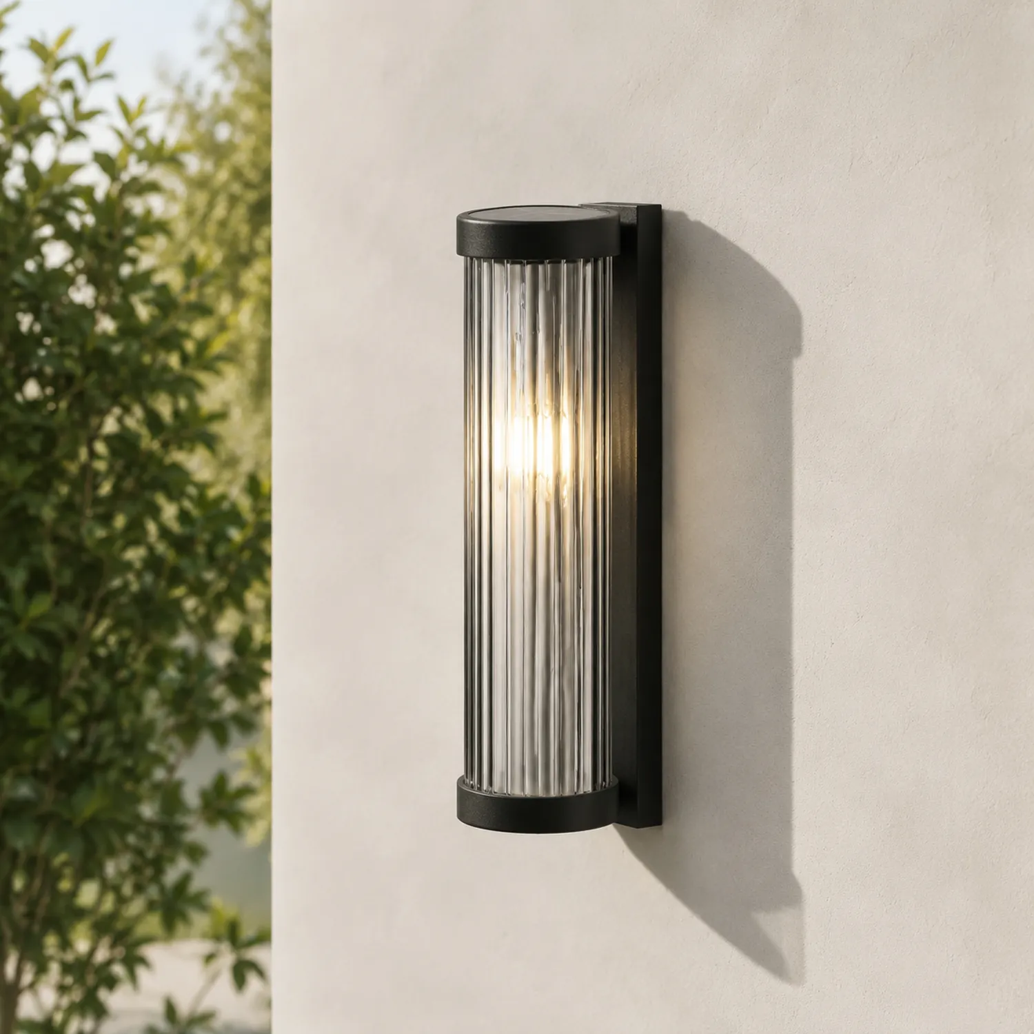 Orr Außenwandleuchte, Zylinder, Solar, 28/38/58/78CM Lang - Lumpaz