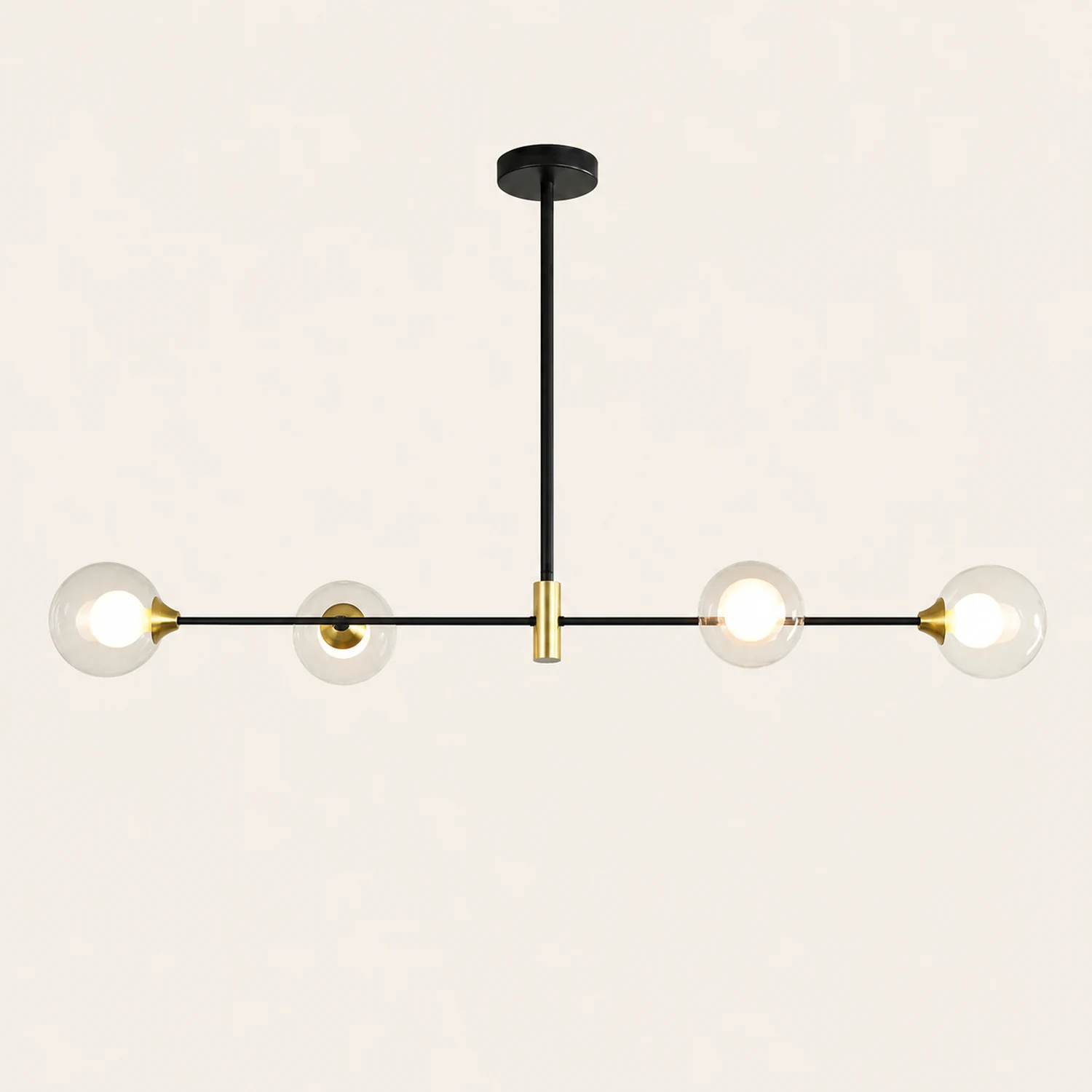 Valentina Pendelleuchte,2 Stile, 3/4-flammig,100CM Lang - Lumpaz