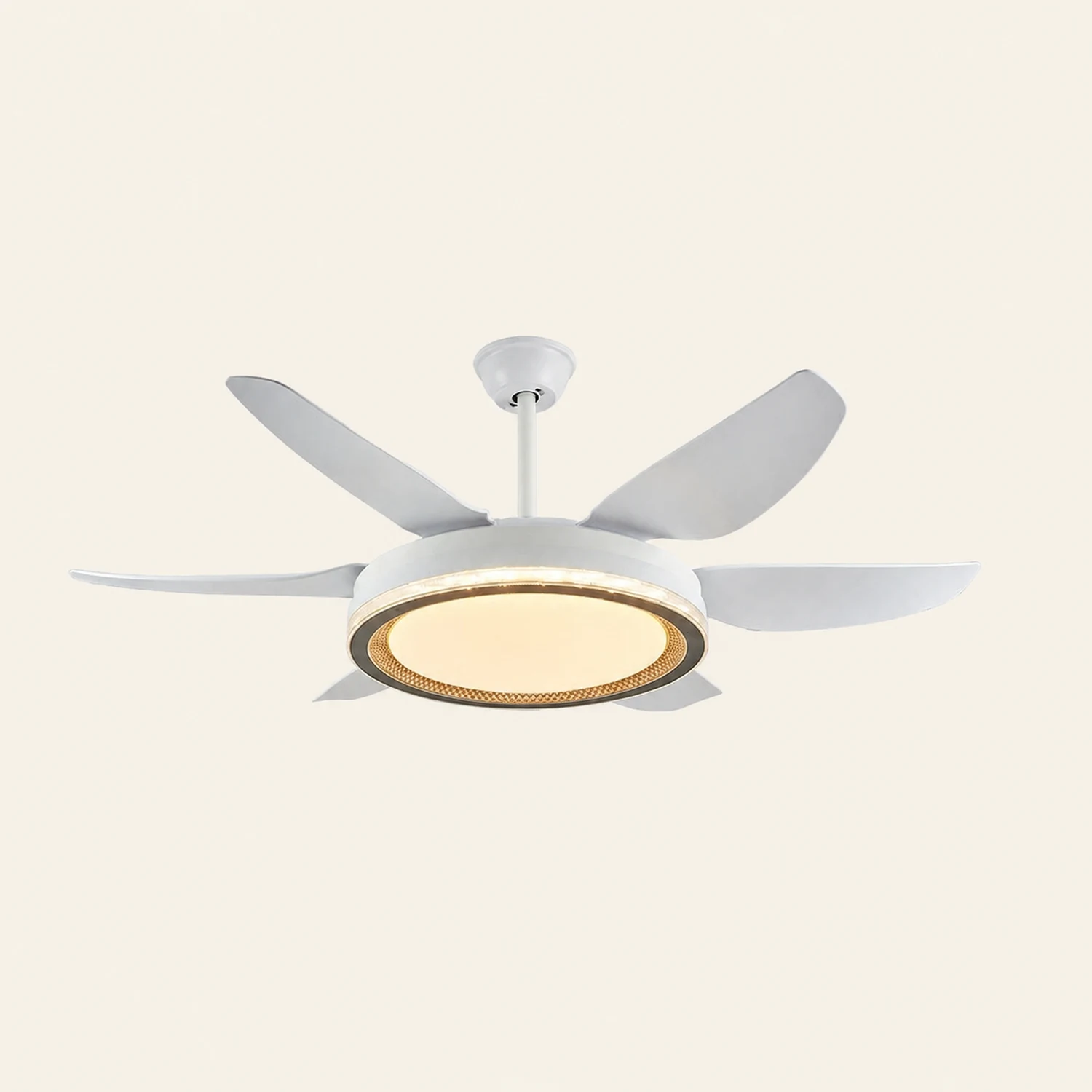 Haydn 6-Blatt-Deckenventilator mit Beleuchtung Grundlegend, ∅130CM - Lumpaz