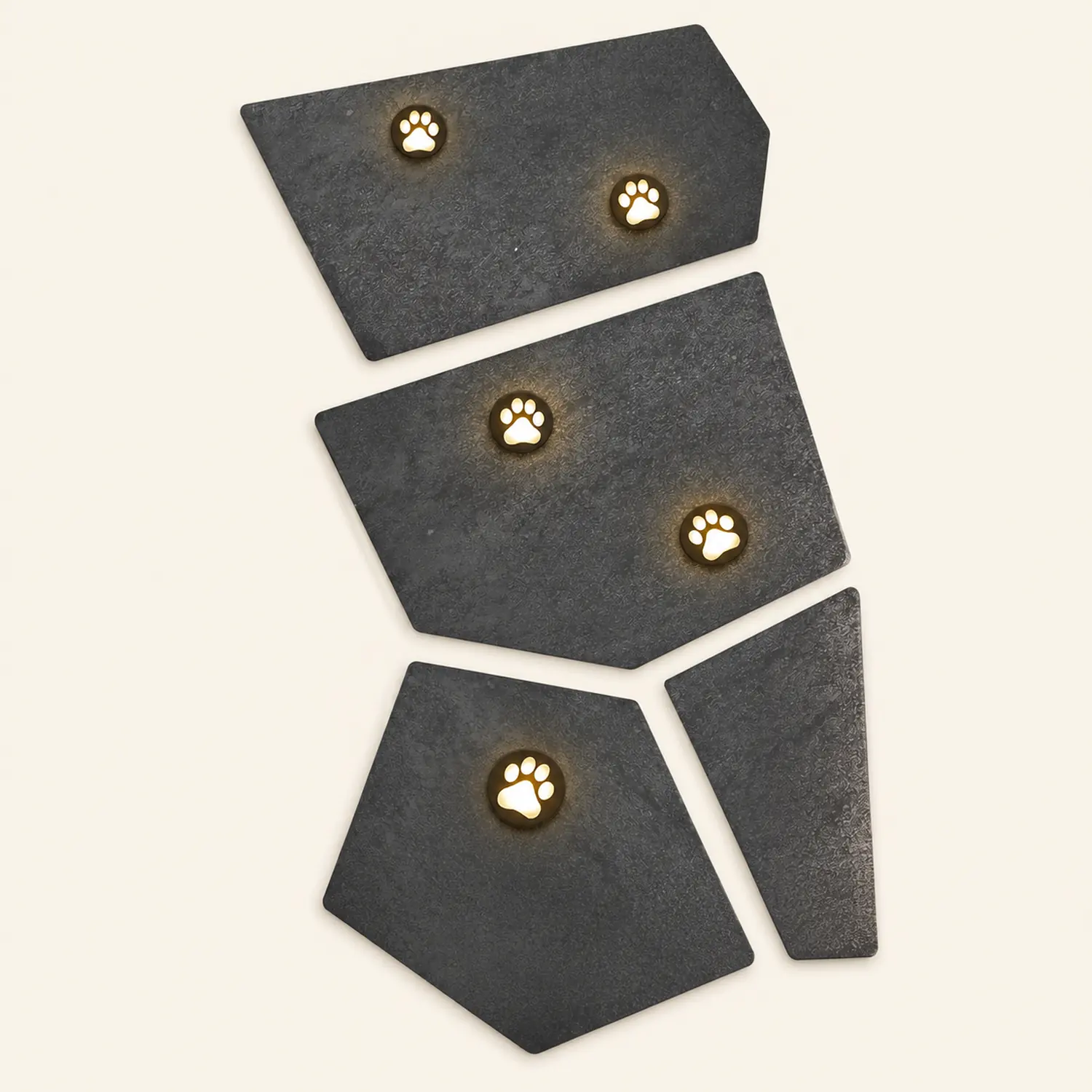 Minori Außen-Bodeneinbaustrahler Katzenpfote, ∅ 15CM - Lumpaz